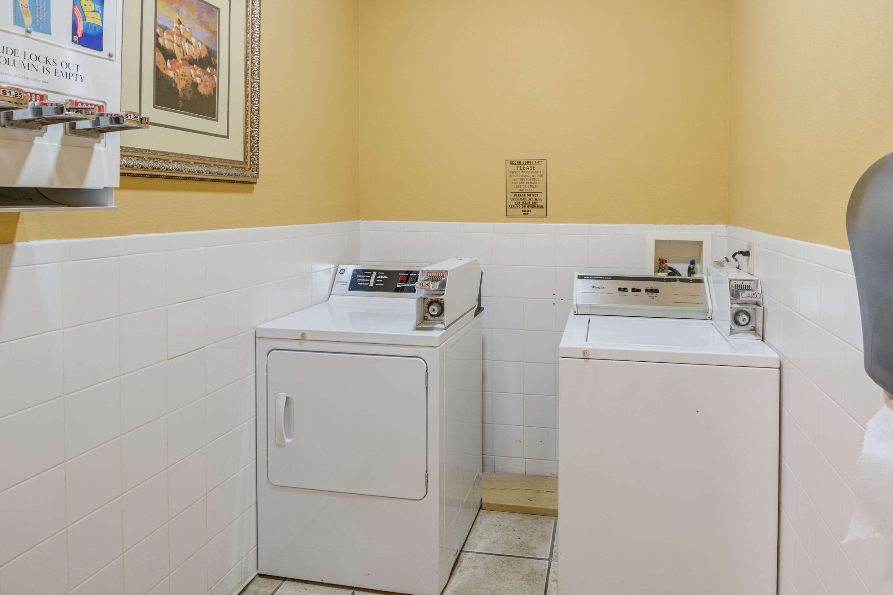 Guest laundry facilities