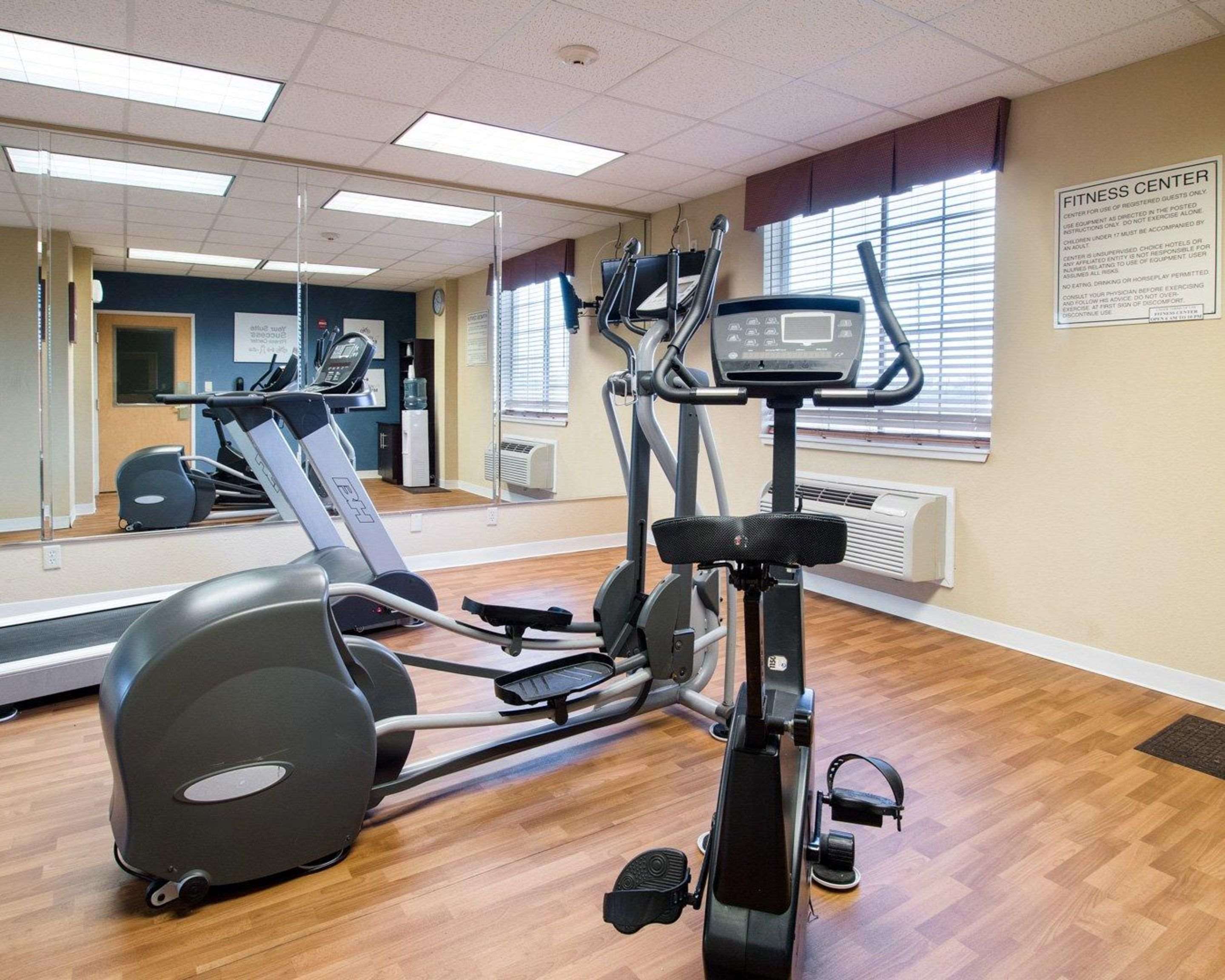 Exercise room with cardio equipment | Comfort Suites San Angelo near University