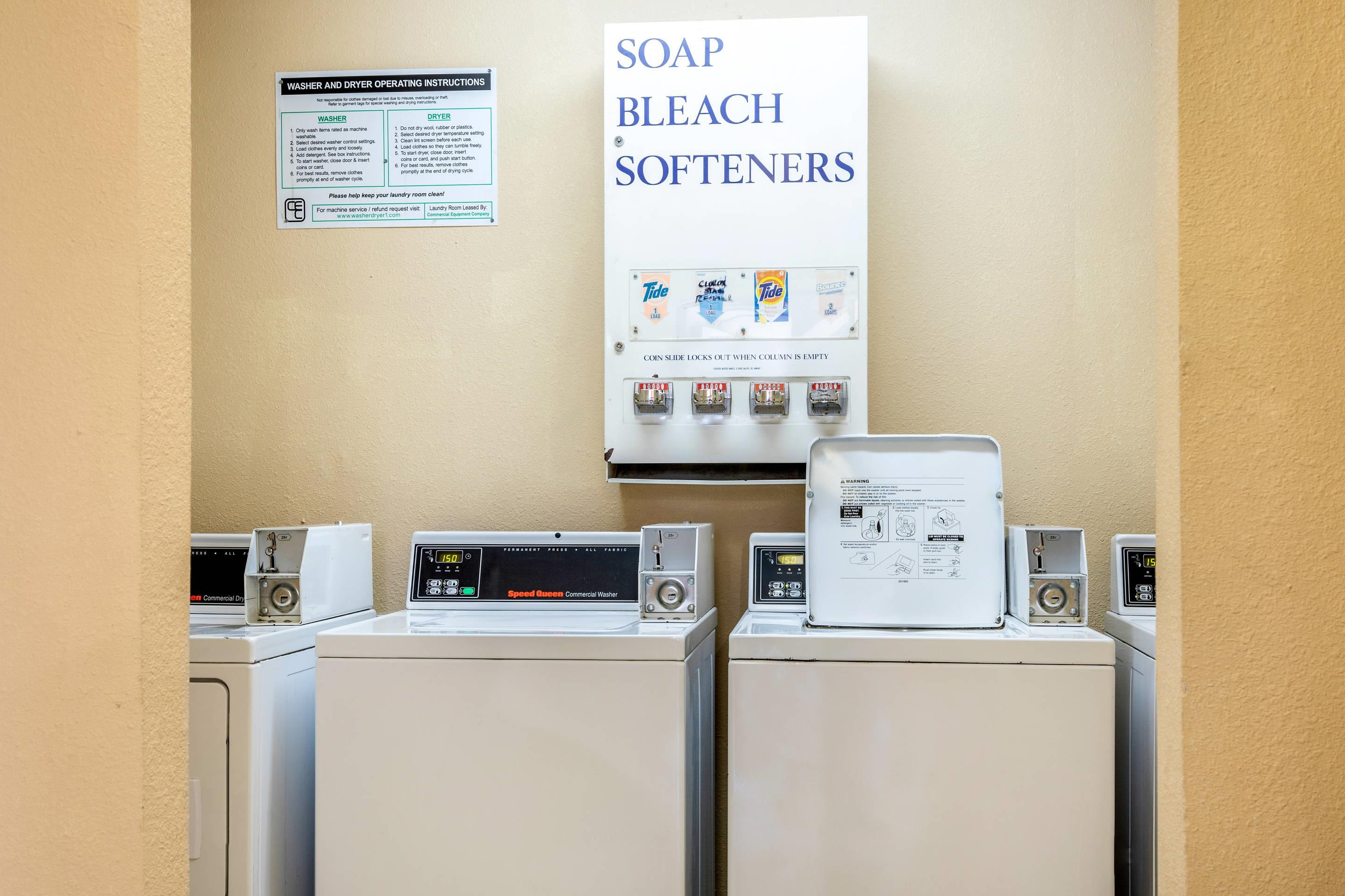 Guest laundry facilities