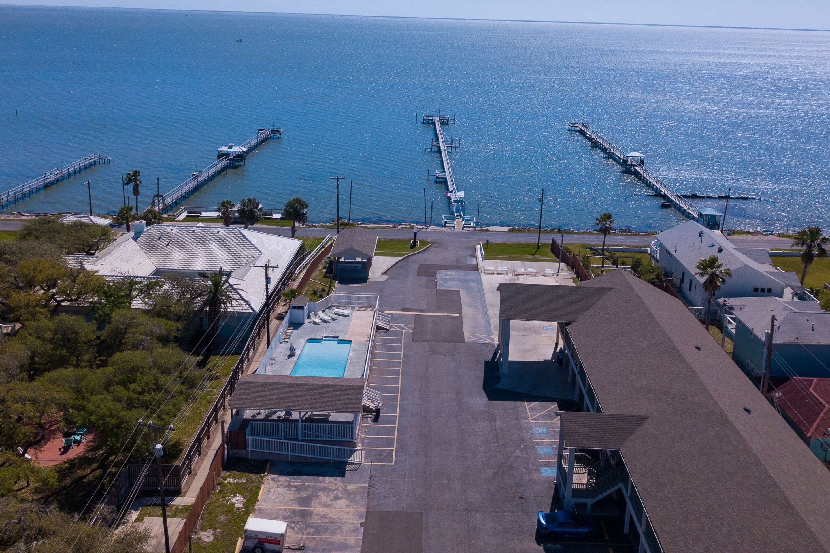 Aerial Exterior View | Quality Inn Rockport on Aransas Bay