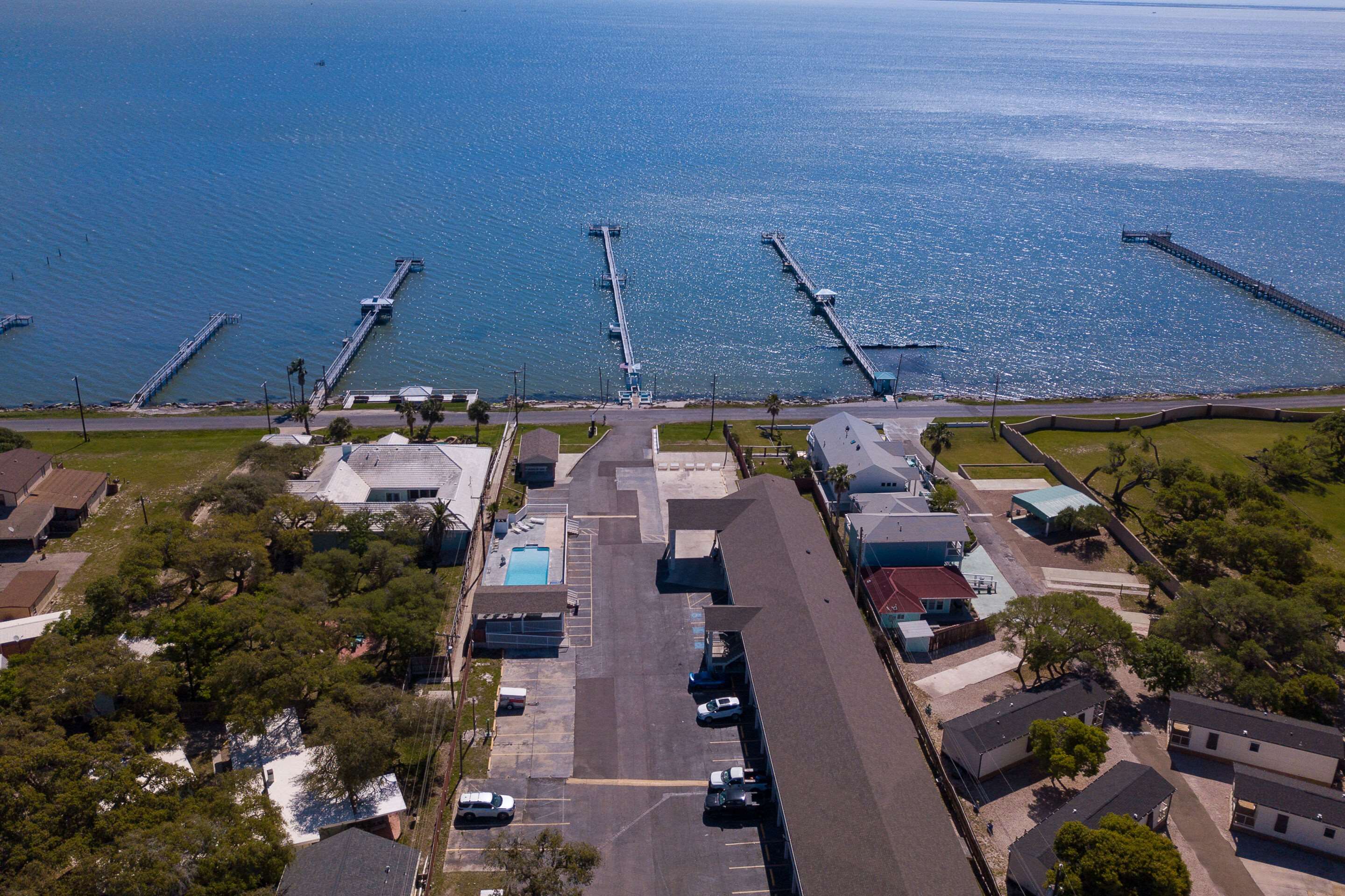 Aerial Exterior View | Quality Inn Rockport on Aransas Bay