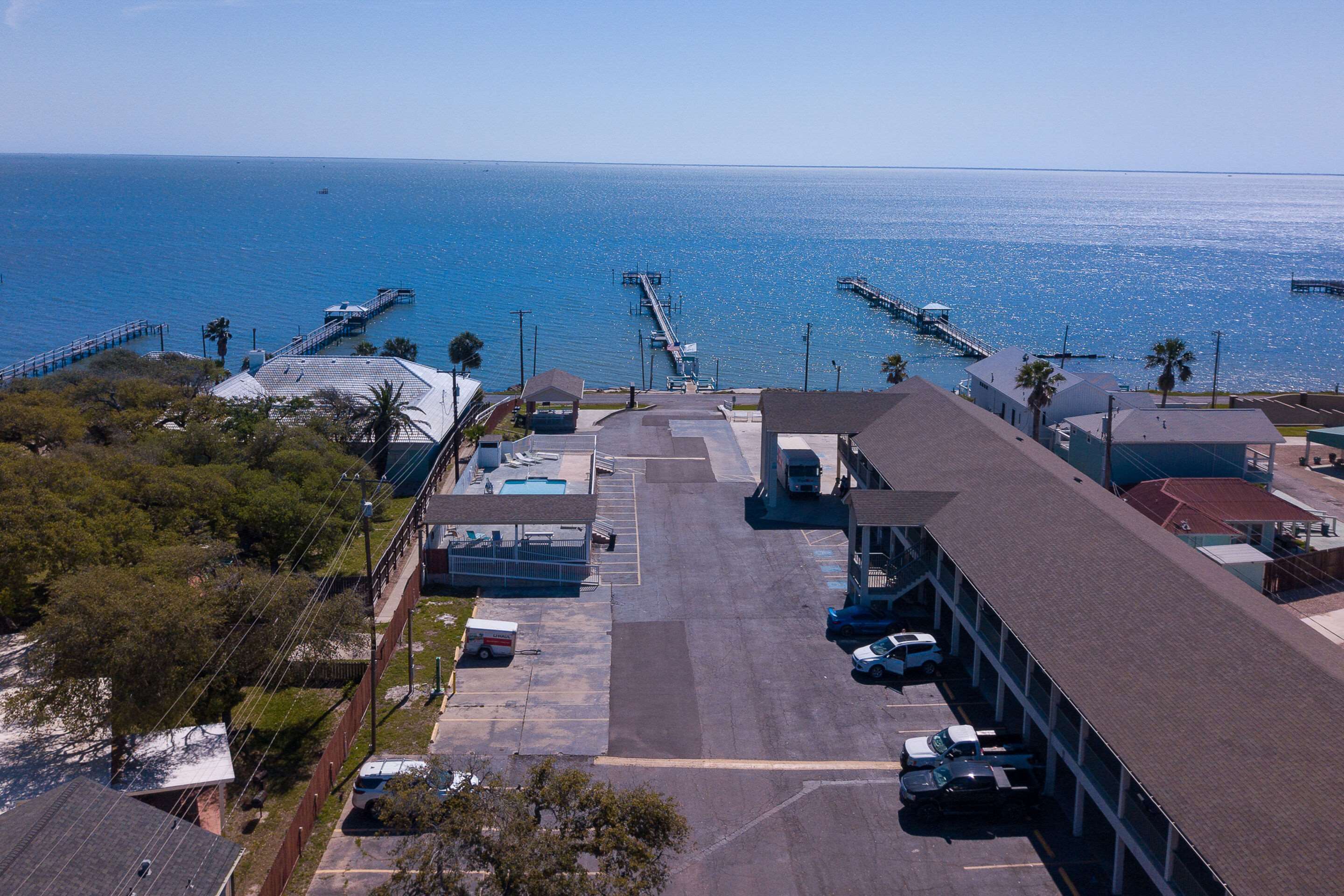 Aerial Exterior View | Quality Inn Rockport on Aransas Bay