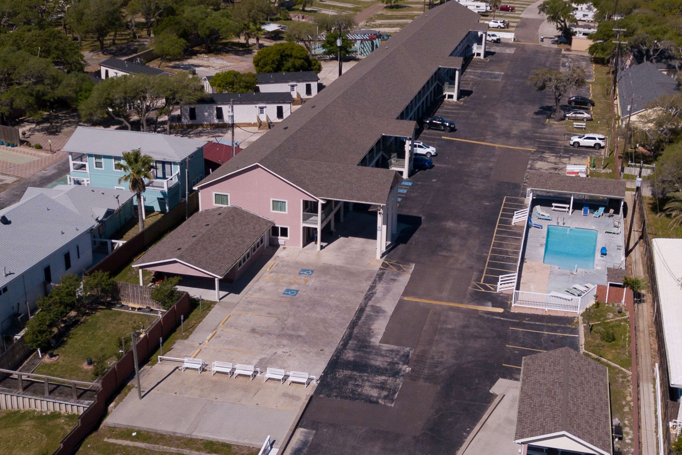 Aerial Exterior View | Quality Inn Rockport on Aransas Bay