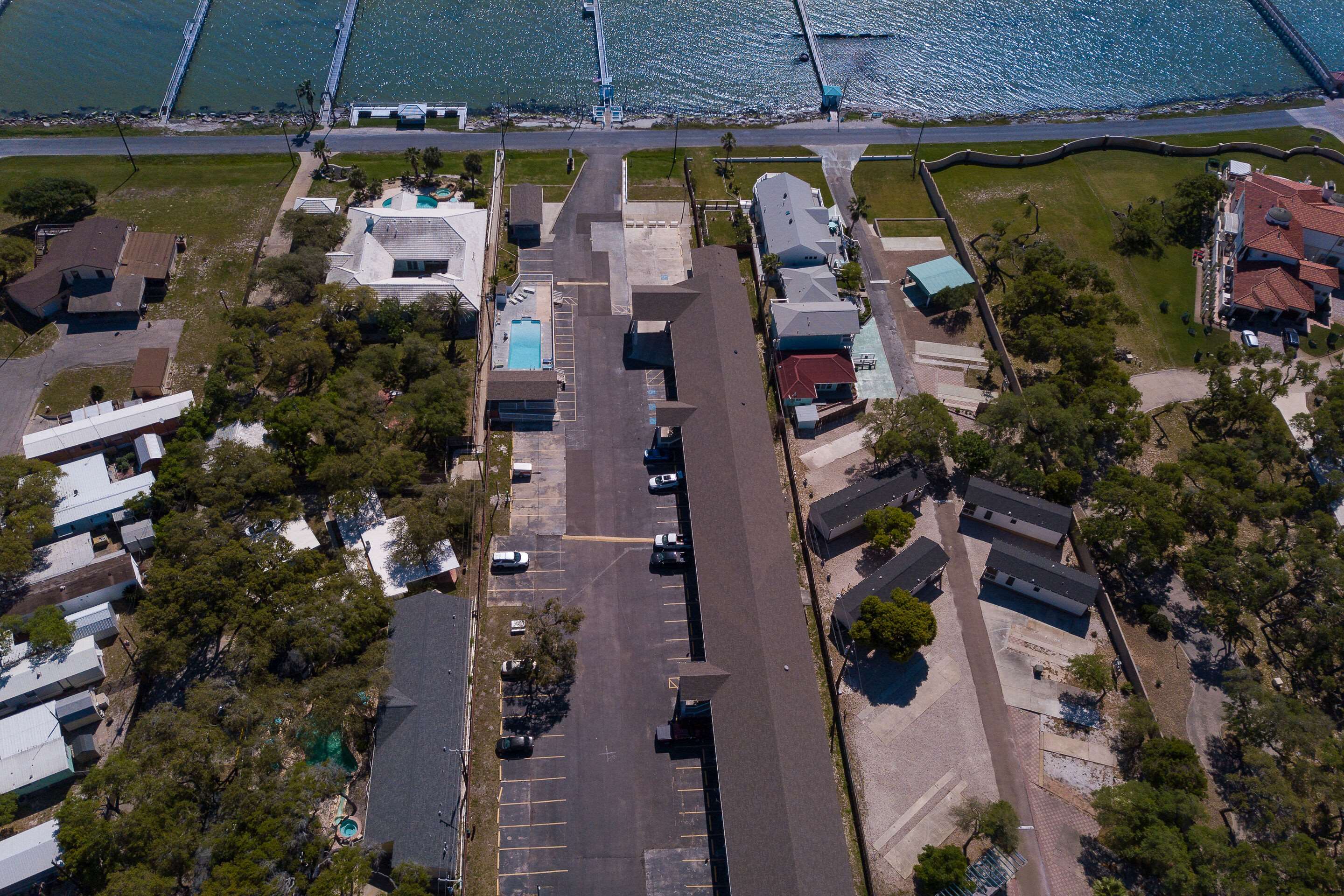Aerial Exterior View | Quality Inn Rockport on Aransas Bay