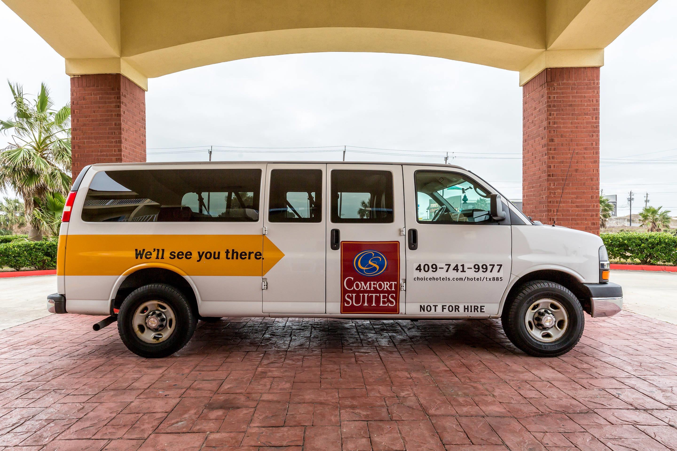 Hotel shuttle available | Comfort Suites Galveston