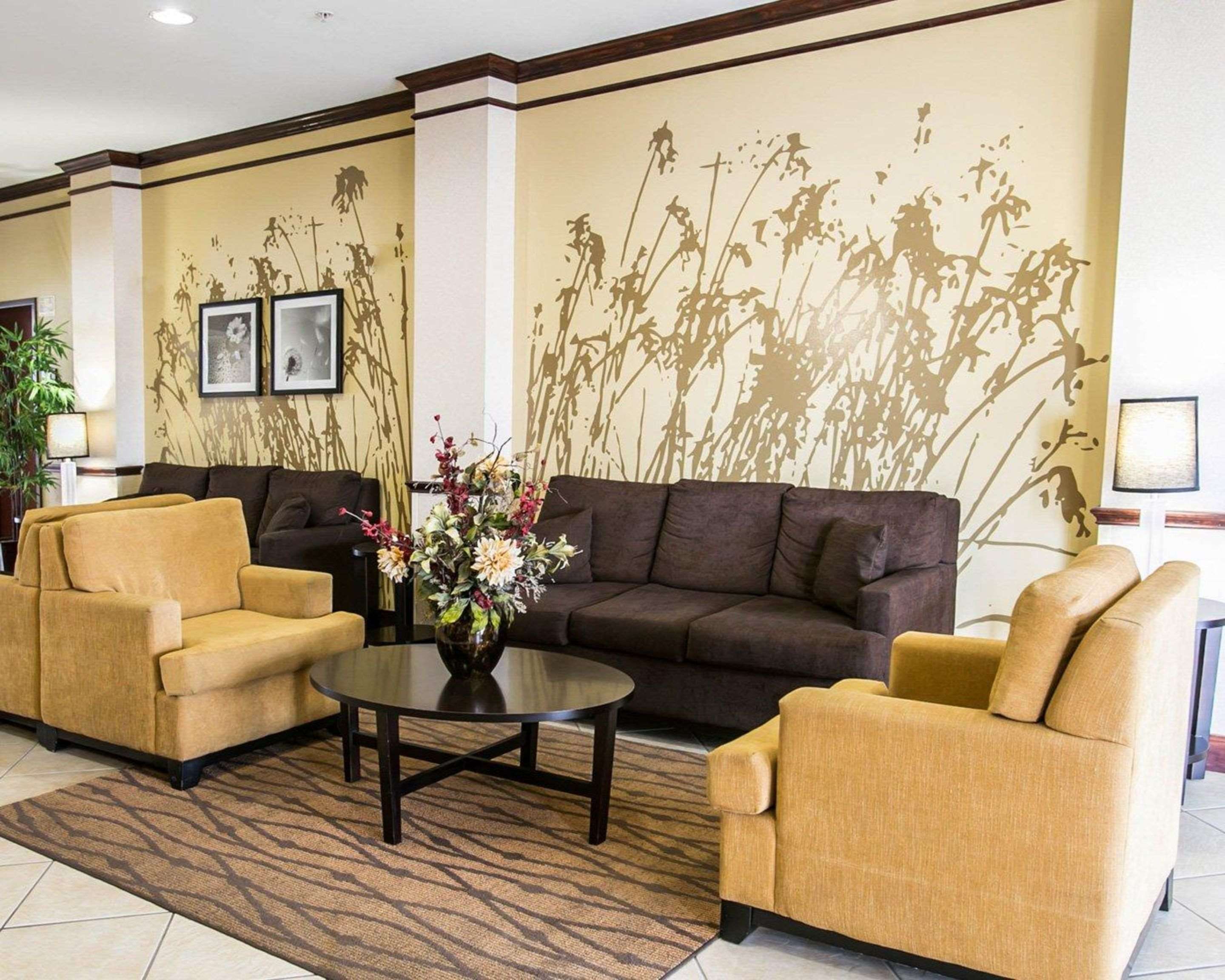 Spacious lobby