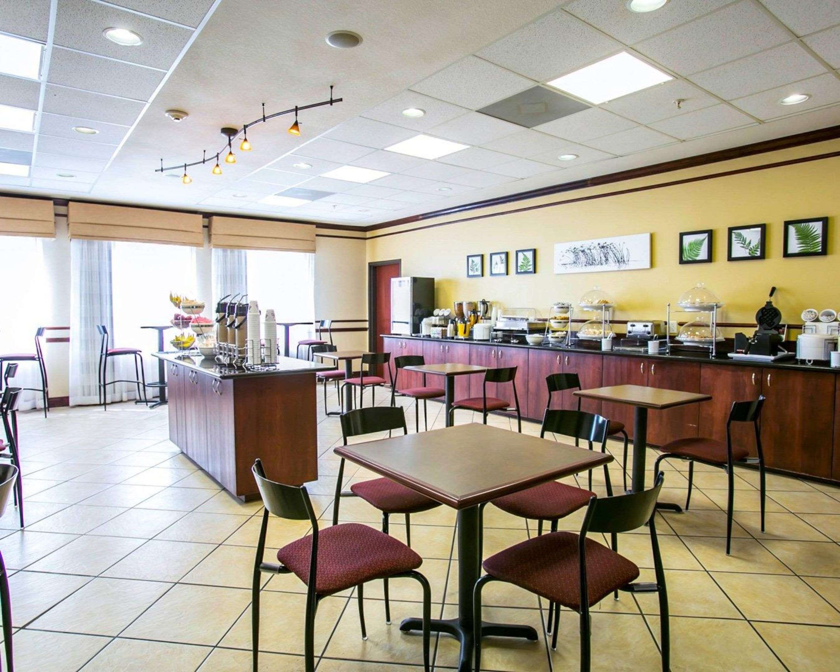 Spacious breakfast area
