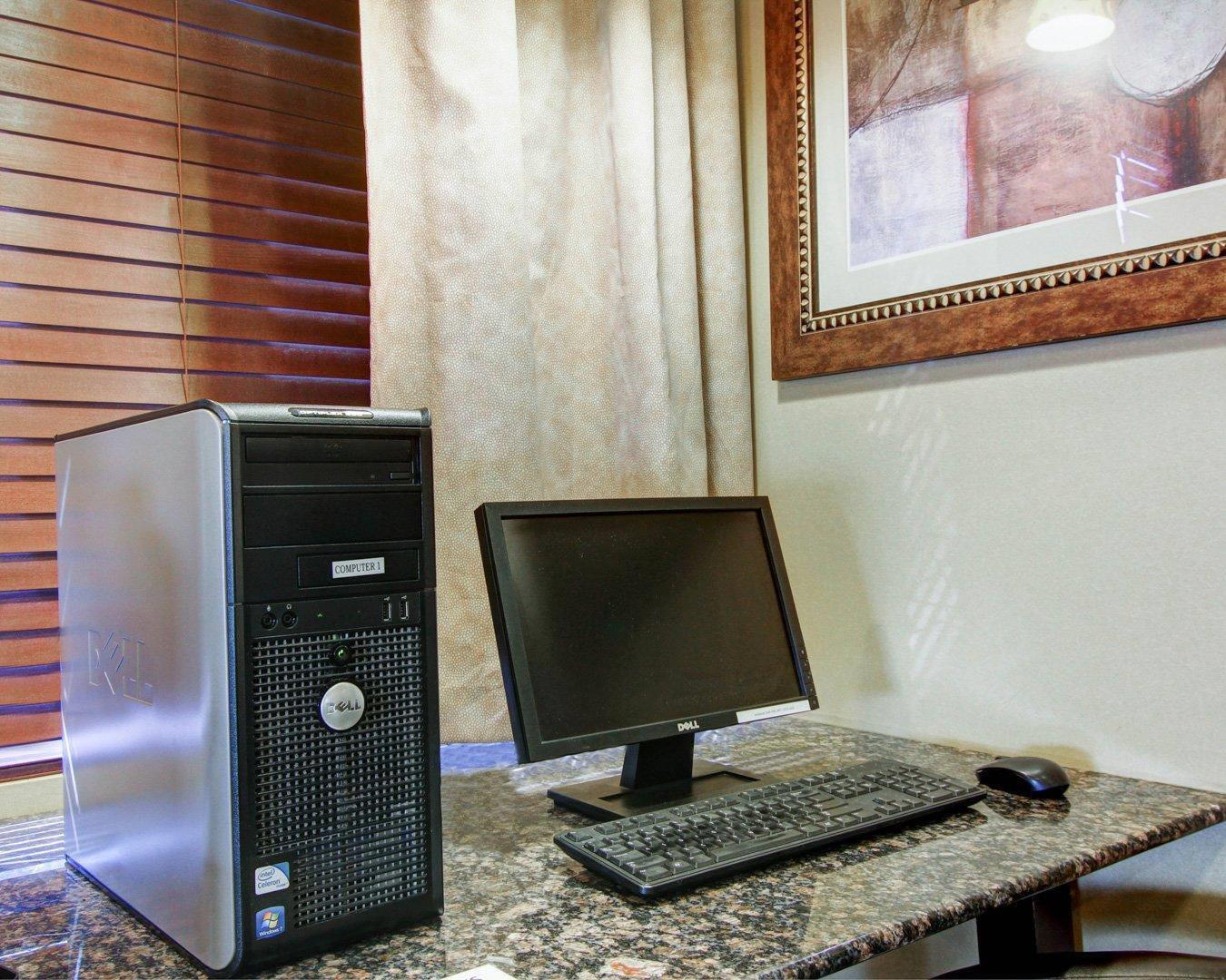Business center with high-speed Internet access | Comfort Suites Fort Stockton