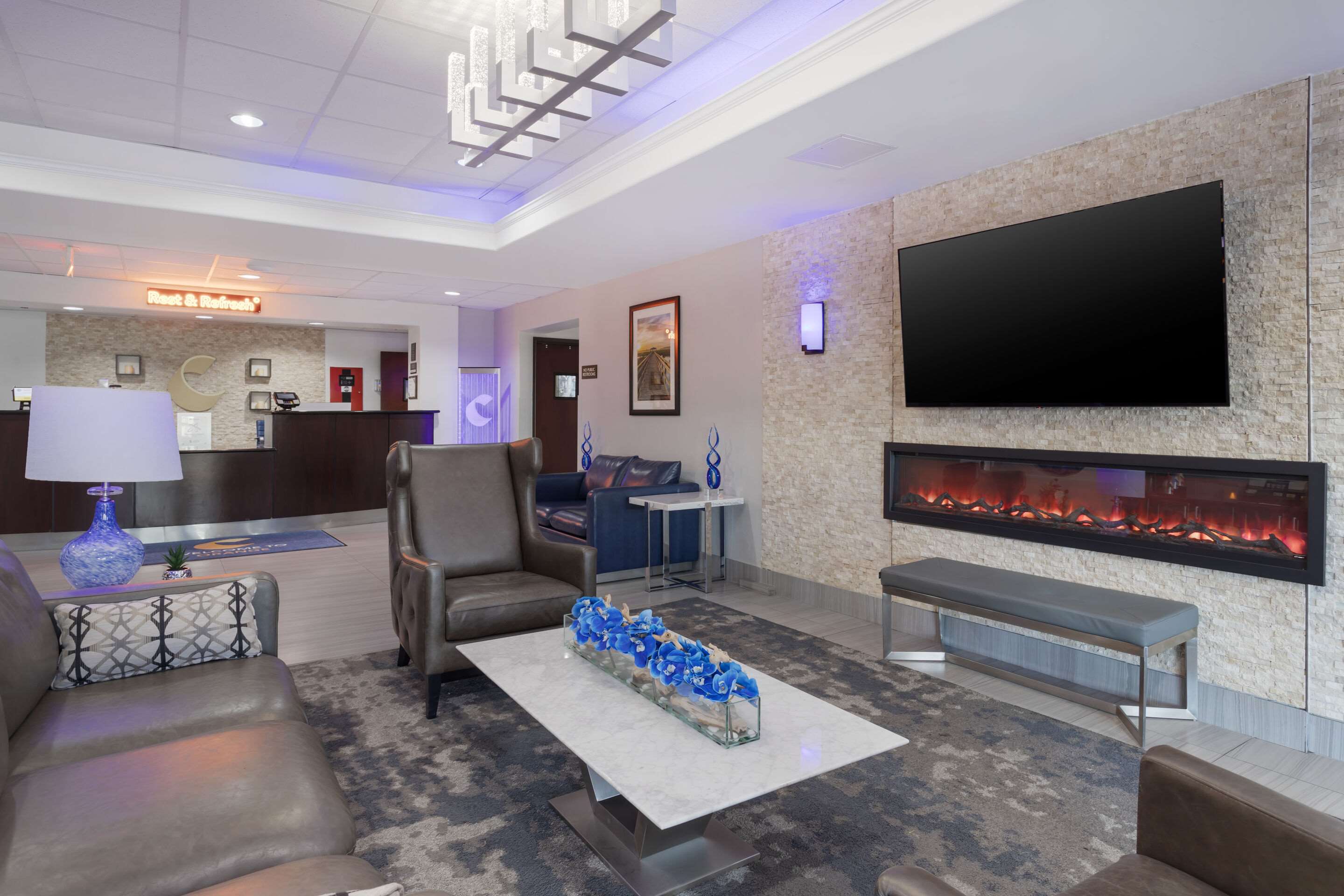 Hotel lobby