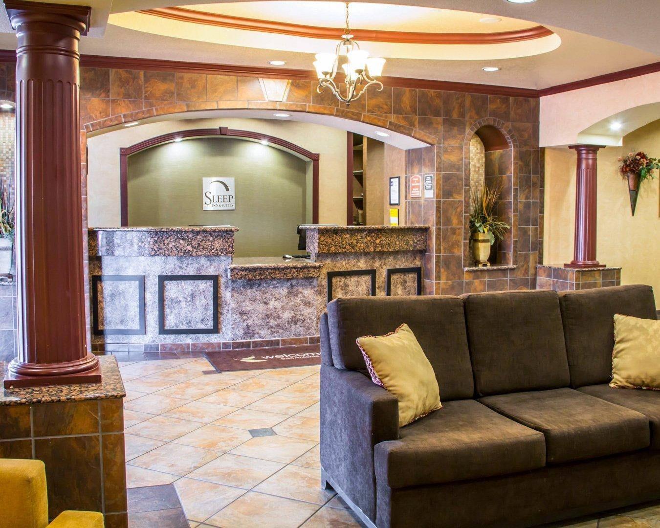 Spacious lobby