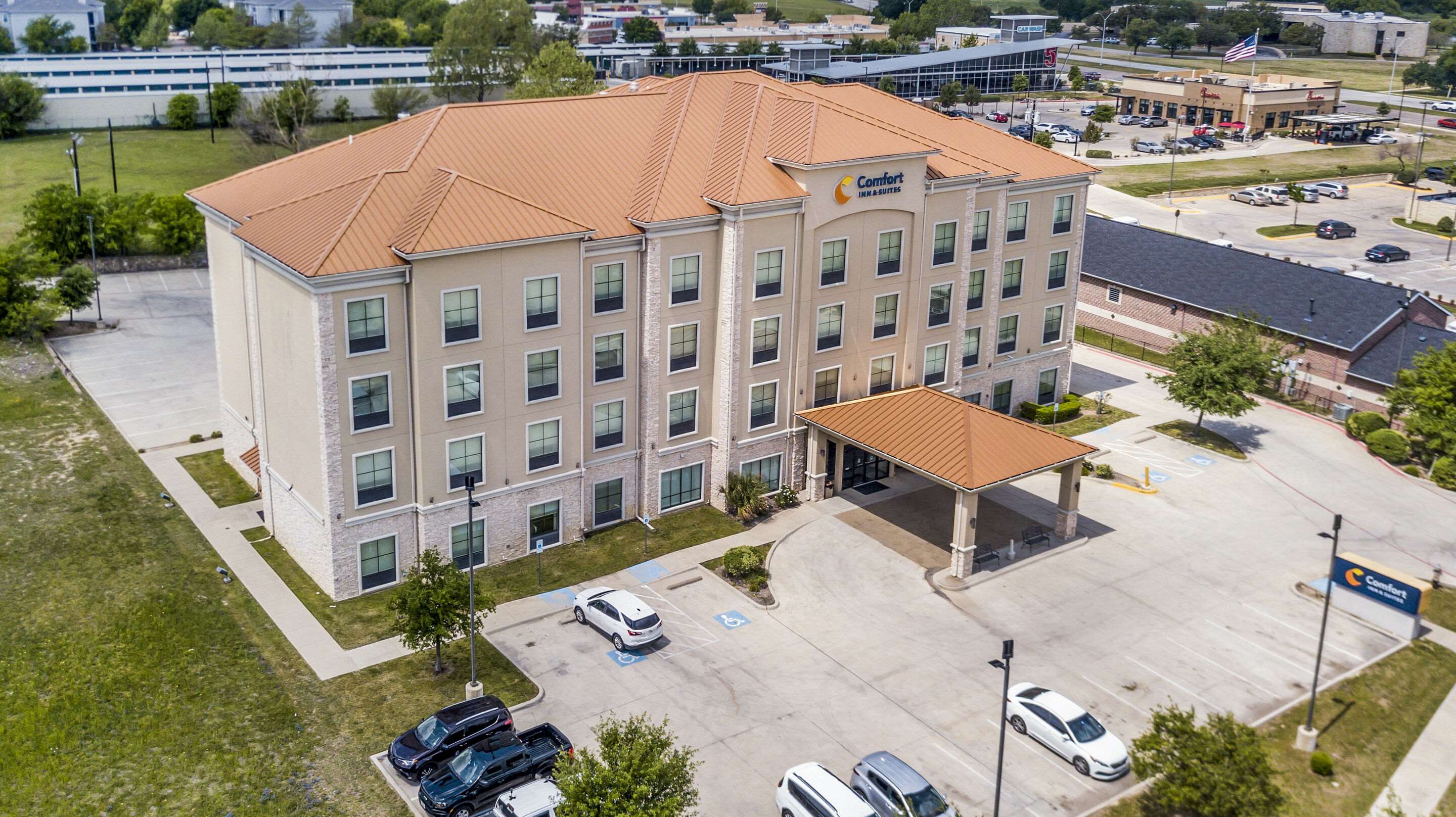 Aerial View of Exterior | Comfort Inn & Suites