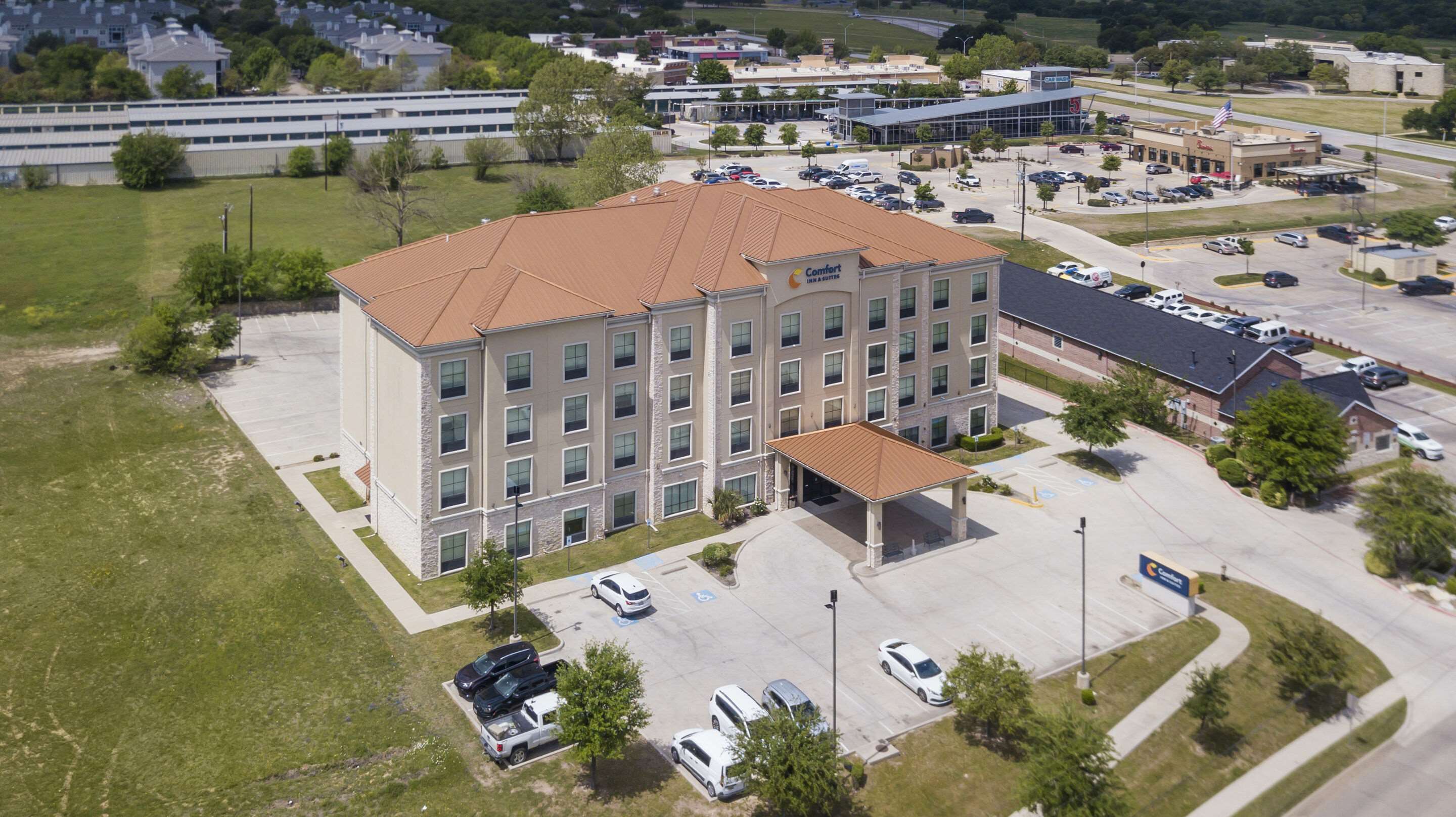 Aerial View of Exterior | Comfort Inn & Suites