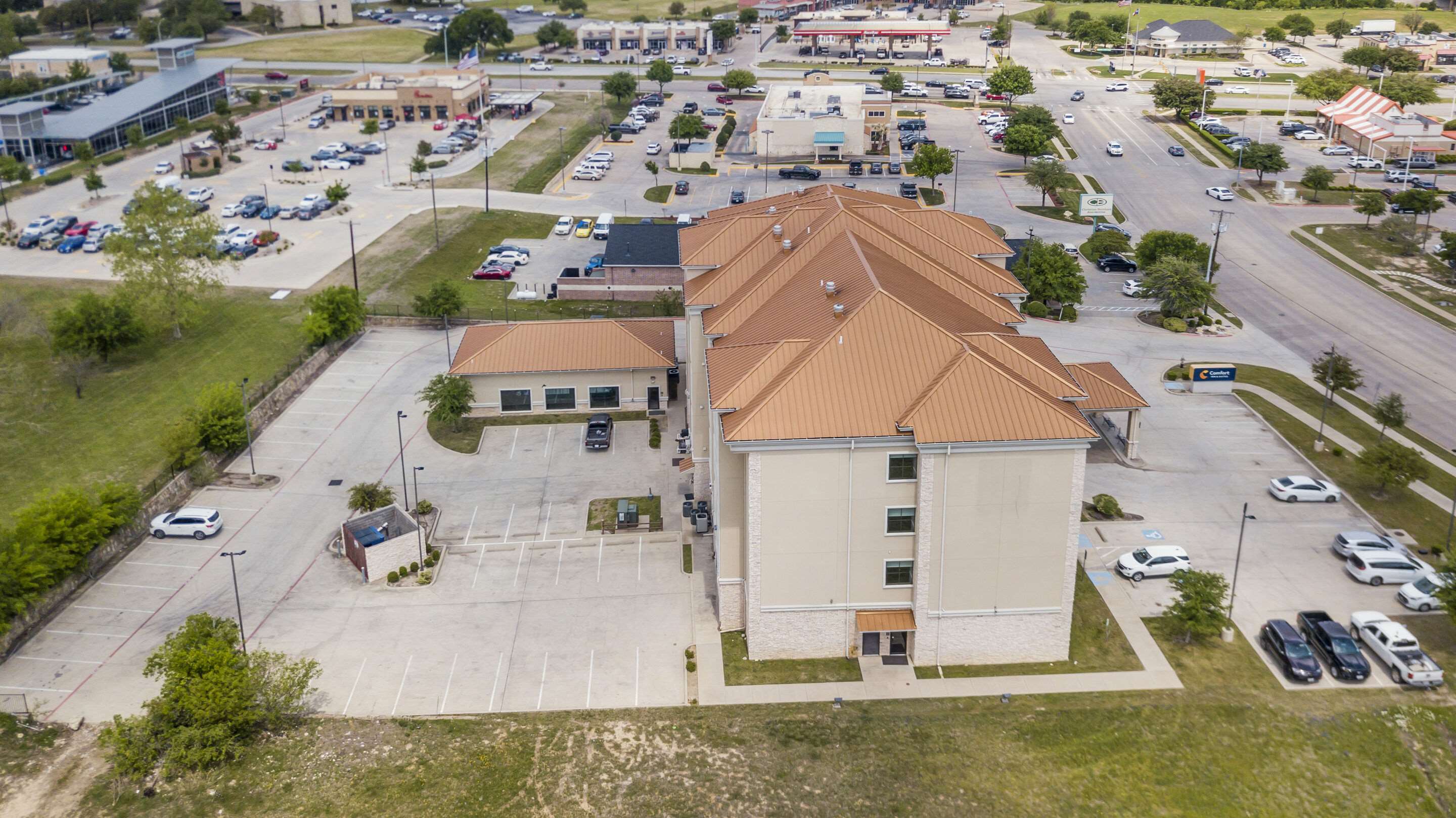 Aerial View of Exterior | Comfort Inn & Suites