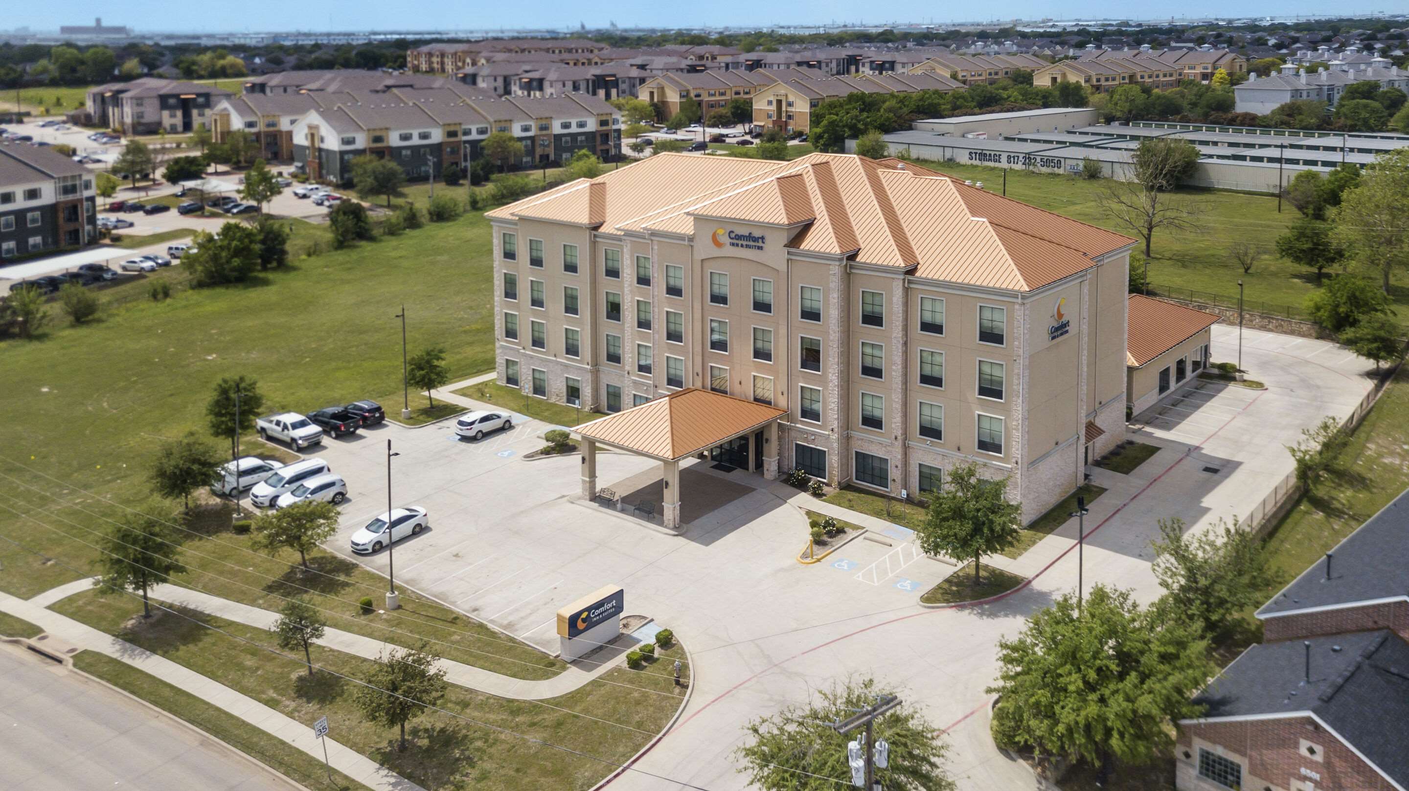 Aerial View of Exterior | Comfort Inn & Suites