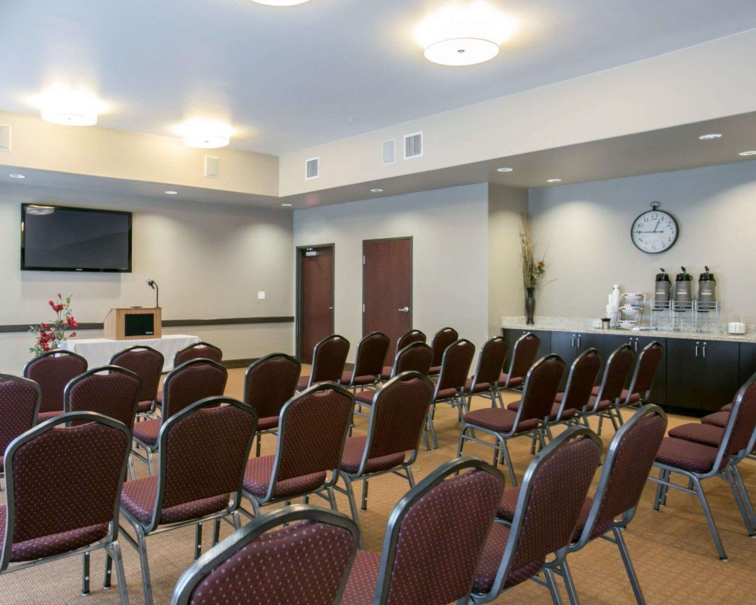 Meeting room with theater-style setup