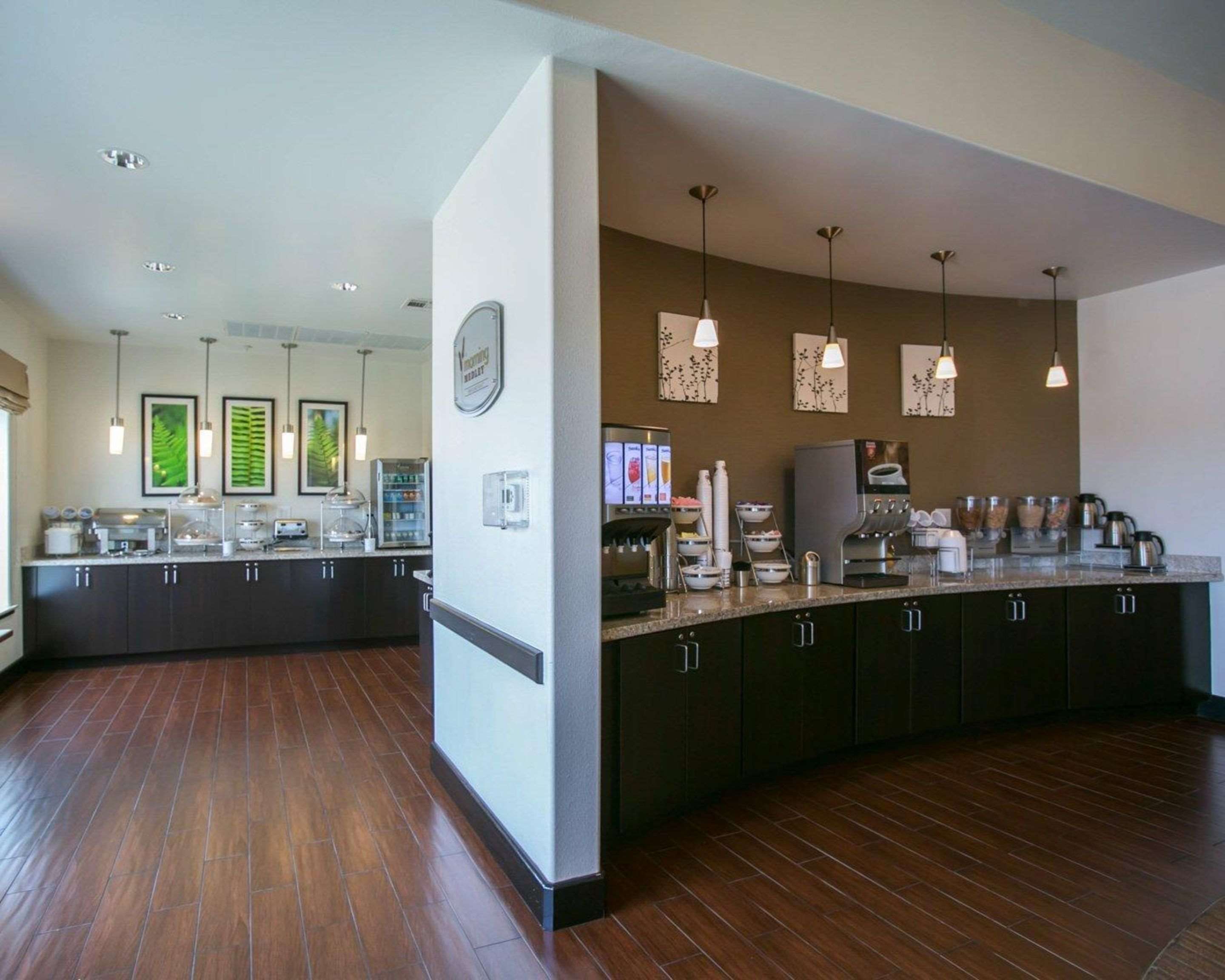 Spacious breakfast area