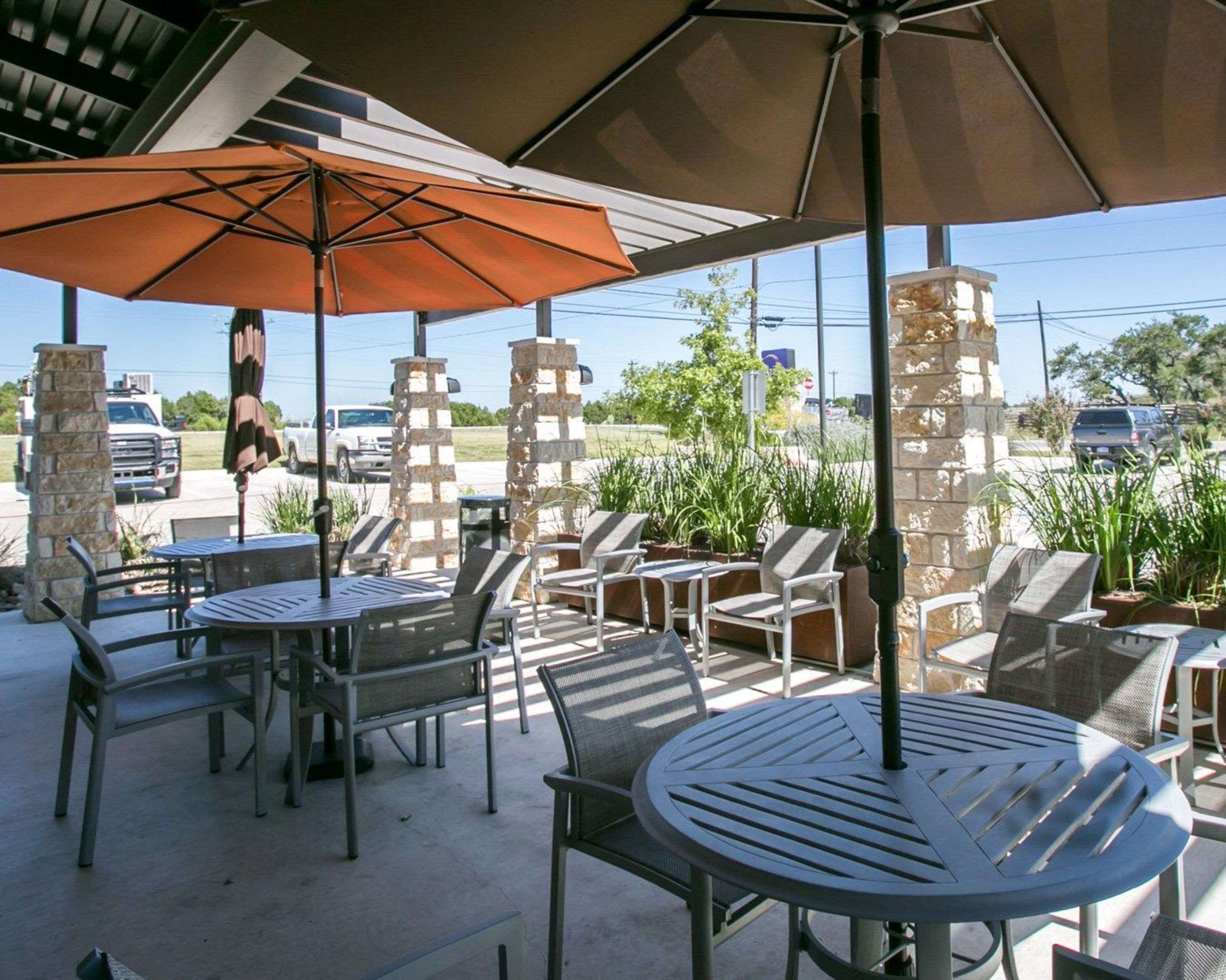 Relax on the hotel patio | Sleep Inn & Suites