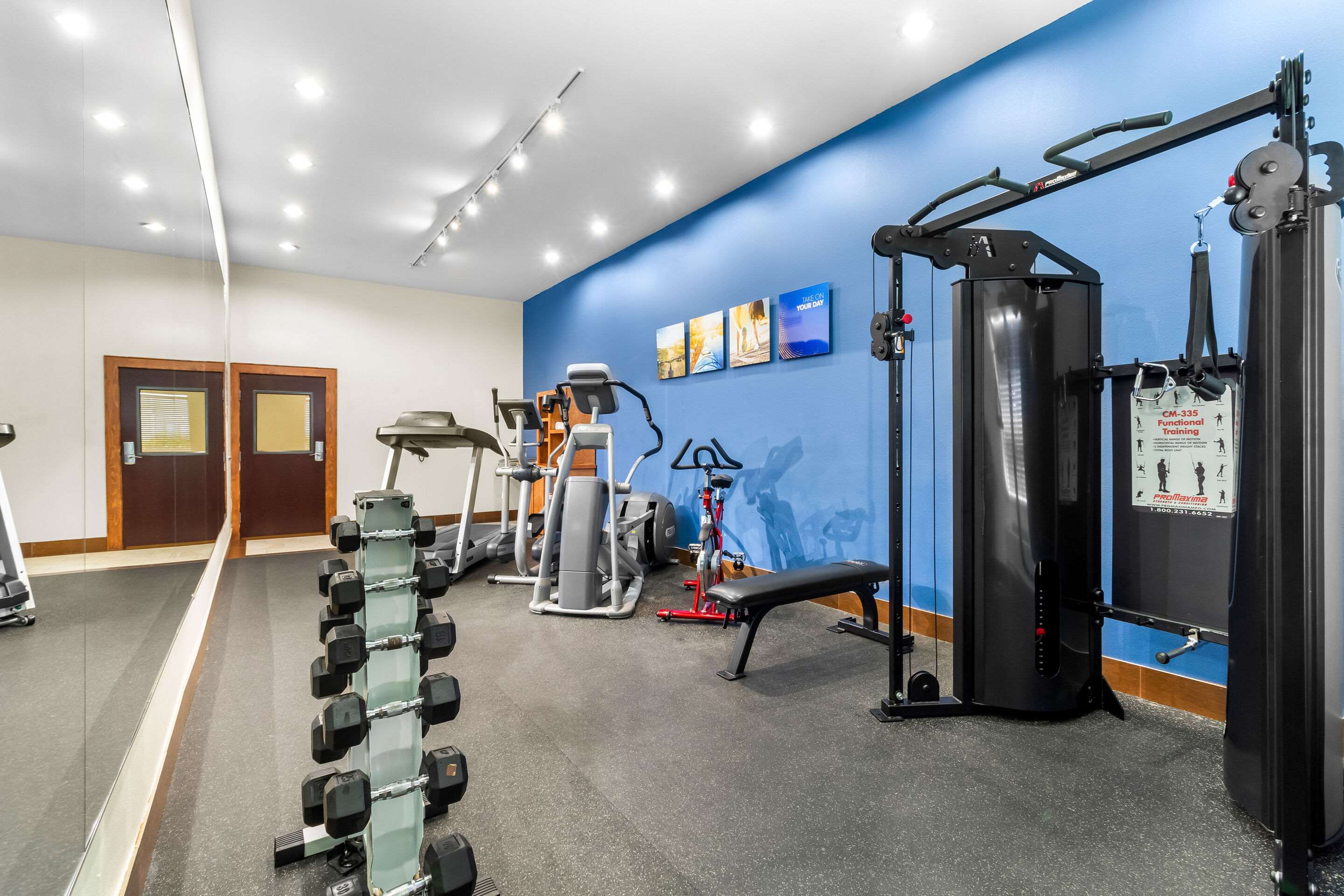 Fitness center | Comfort Suites at Katy Mills