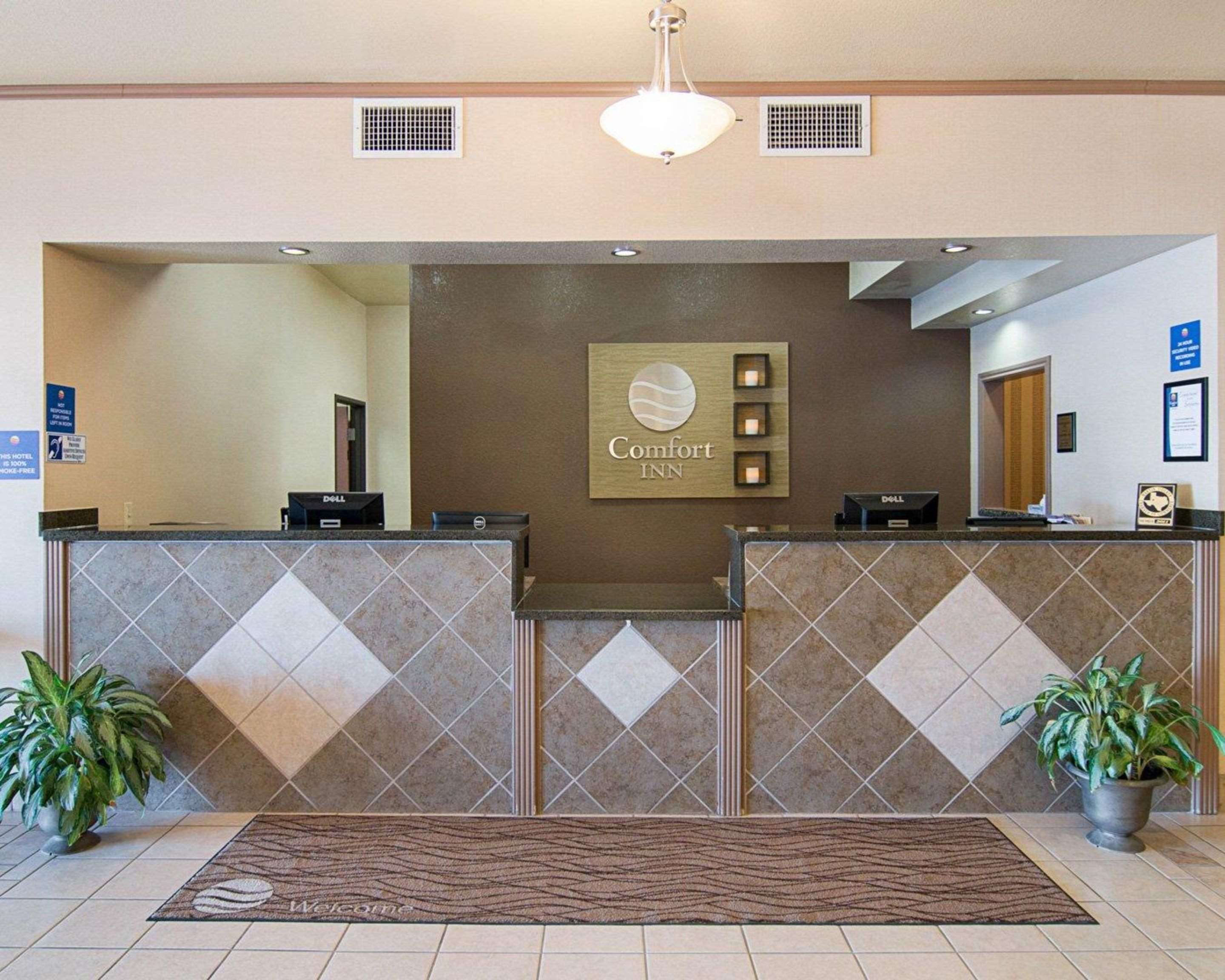 Front desk with friendly staff