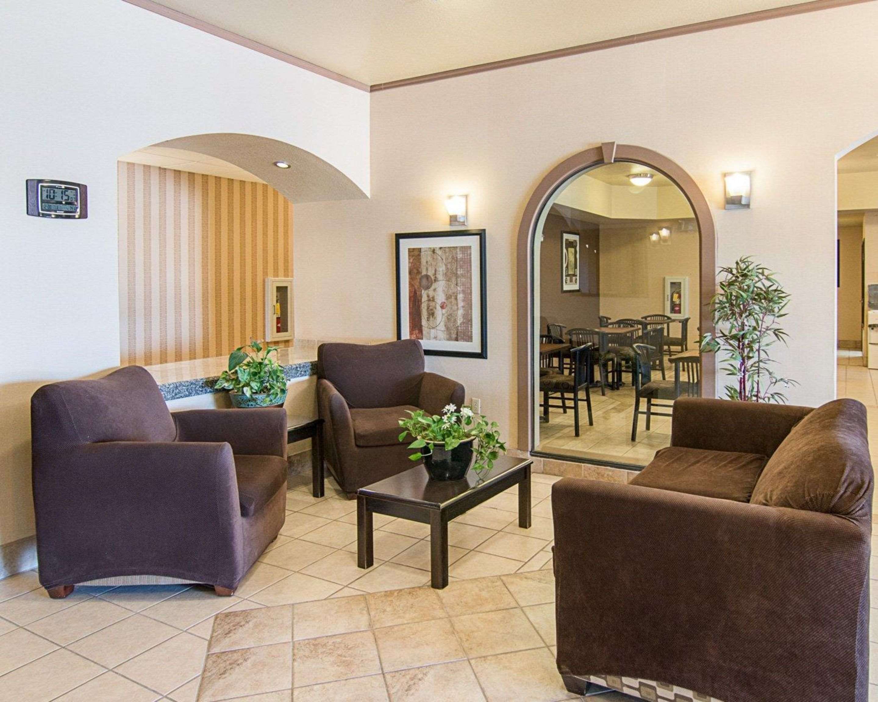 Spacious lobby