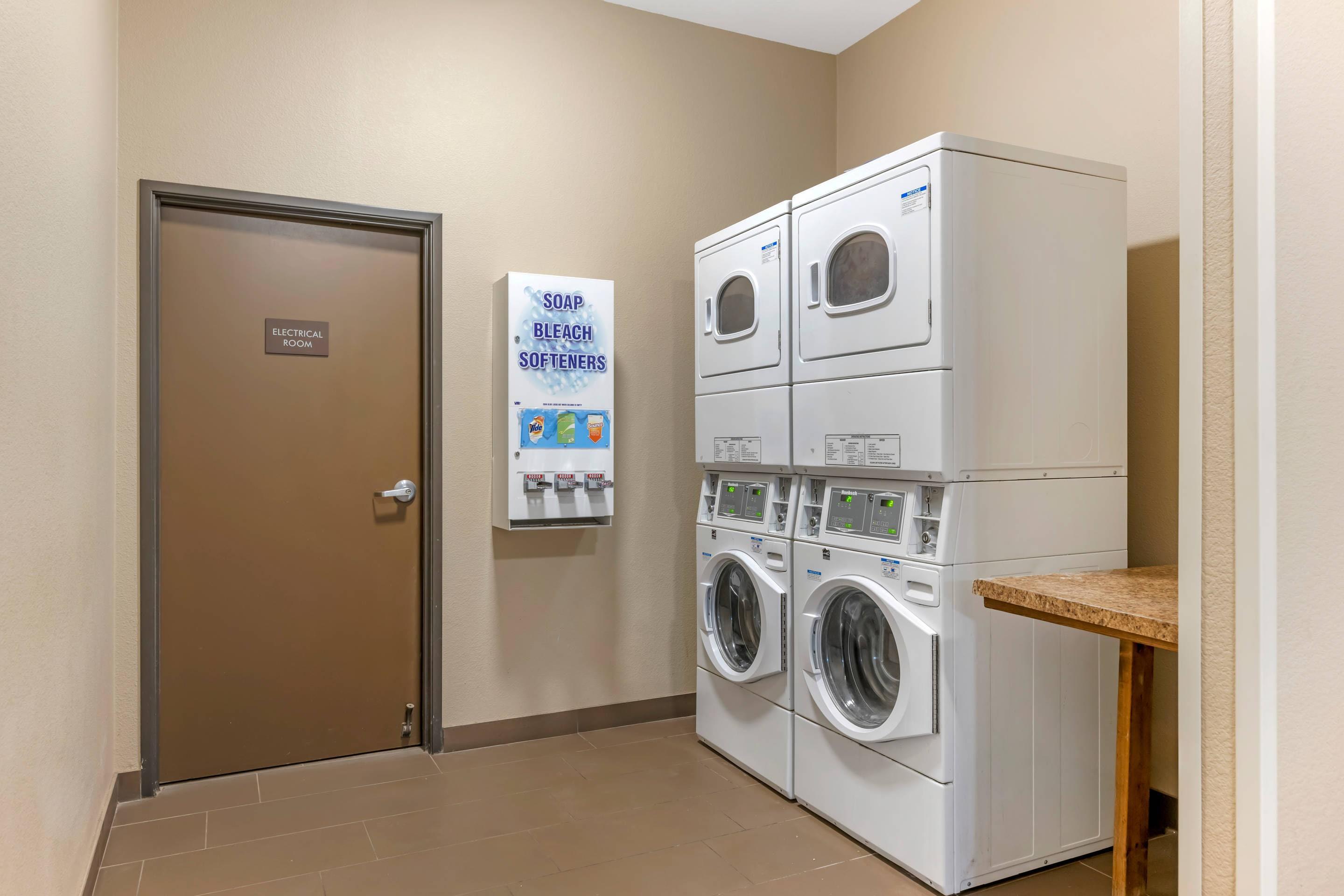Guest laundry facilities