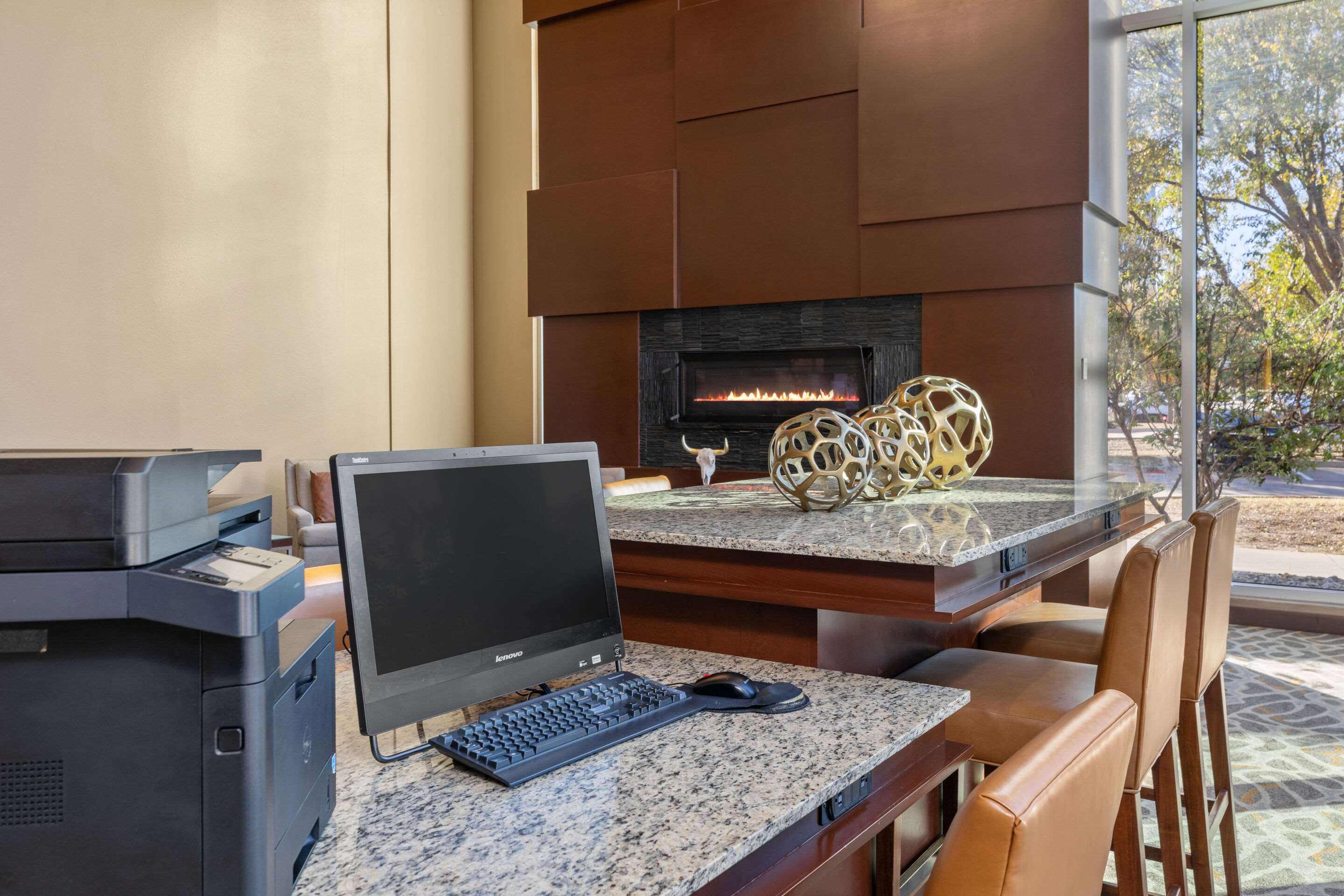 Business center | Cambria Hotel Plano Frisco