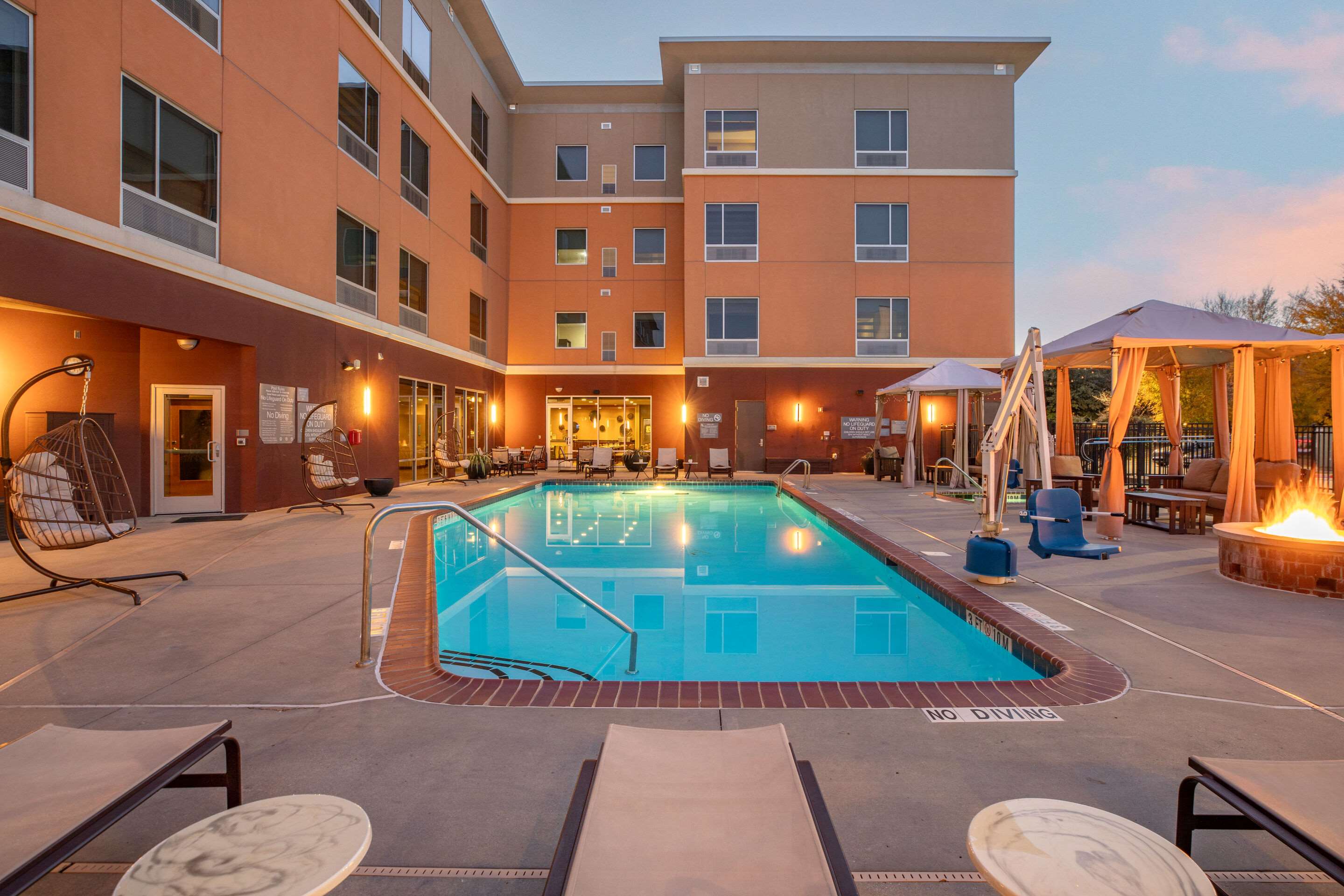 Outdoor pool | Cambria Hotel Plano Frisco