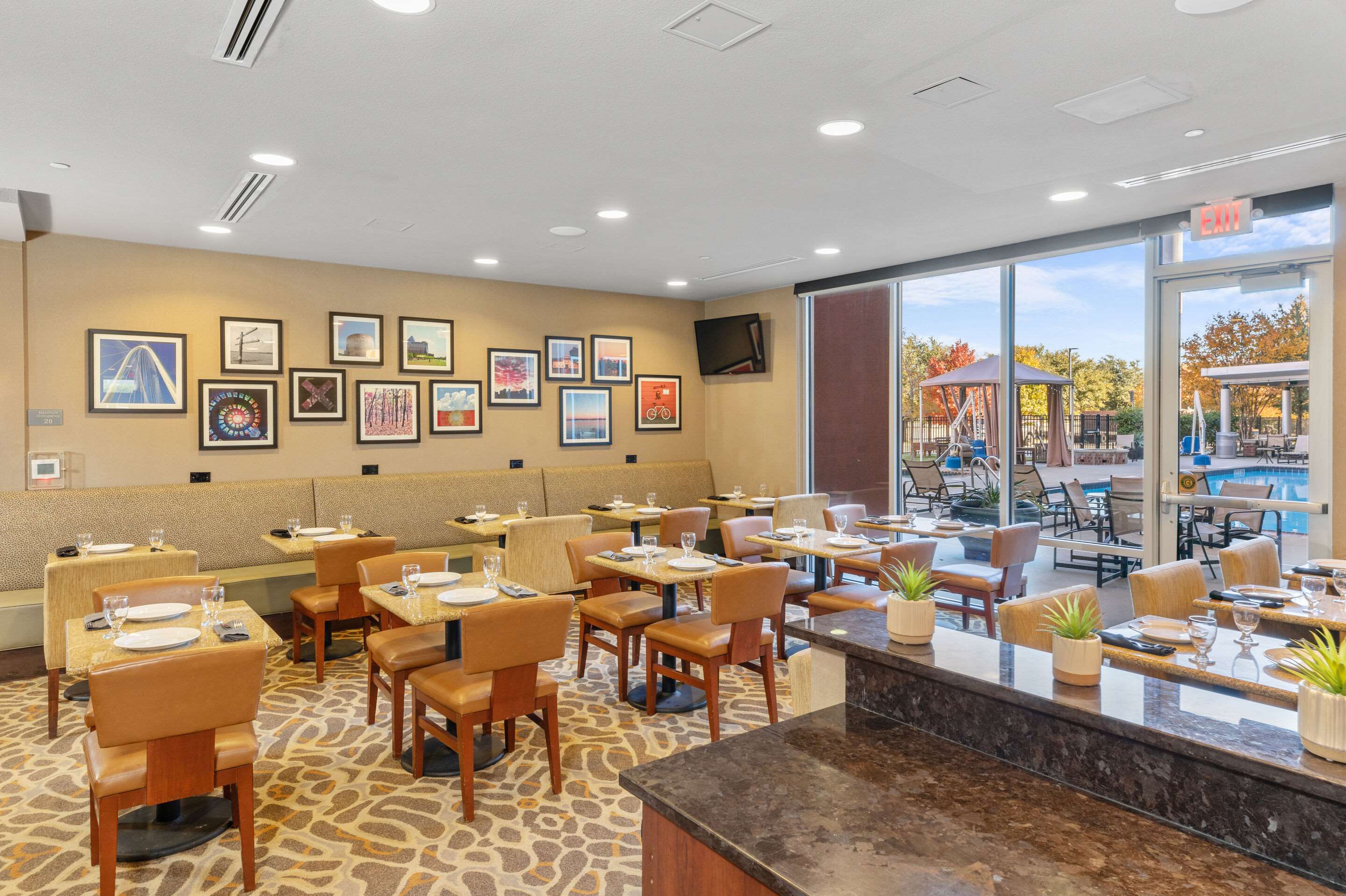 Breakfast area | Cambria Hotel Plano Frisco