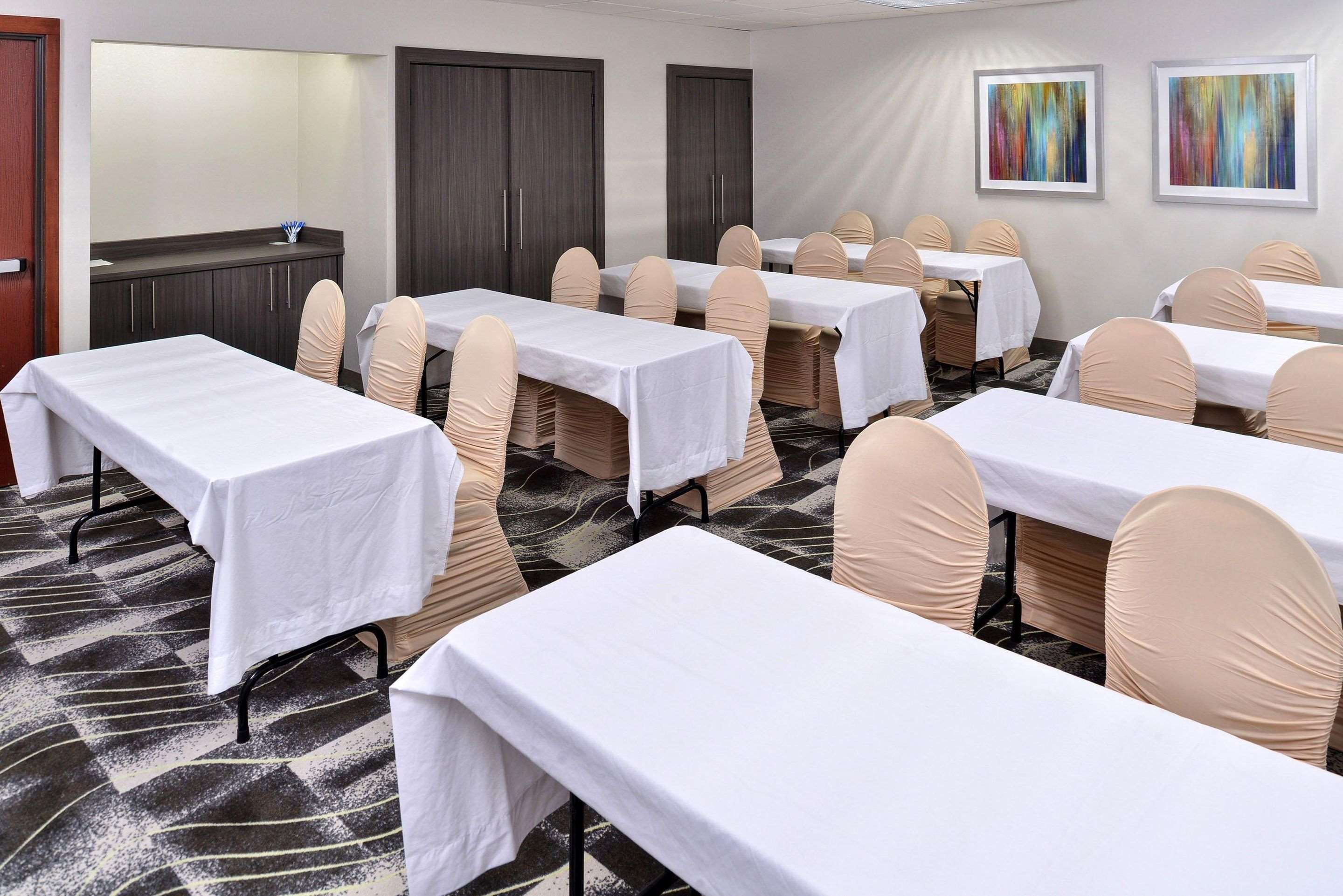 Meeting room with classroom-style setup | Comfort Inn & Suites Frisco - Plano
