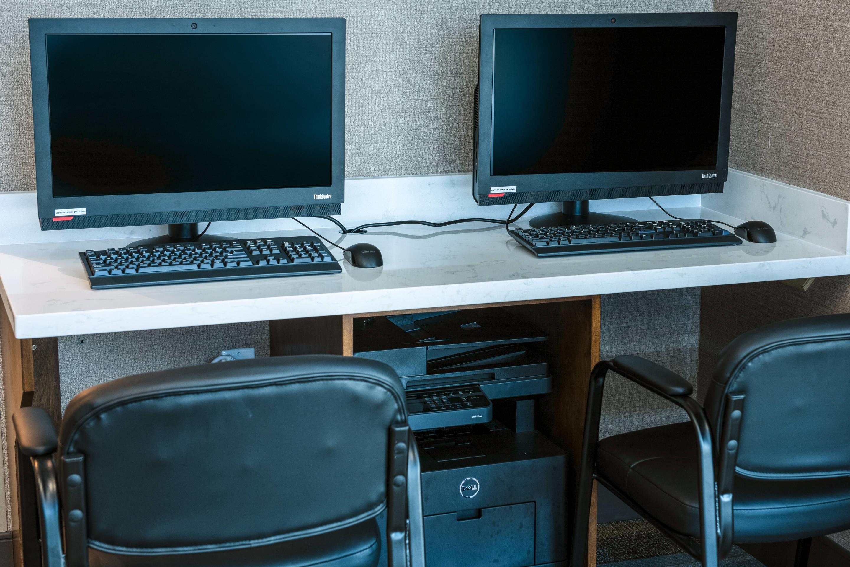 Business center with free wireless internet access | Cambria Hotel McAllen Convention Center