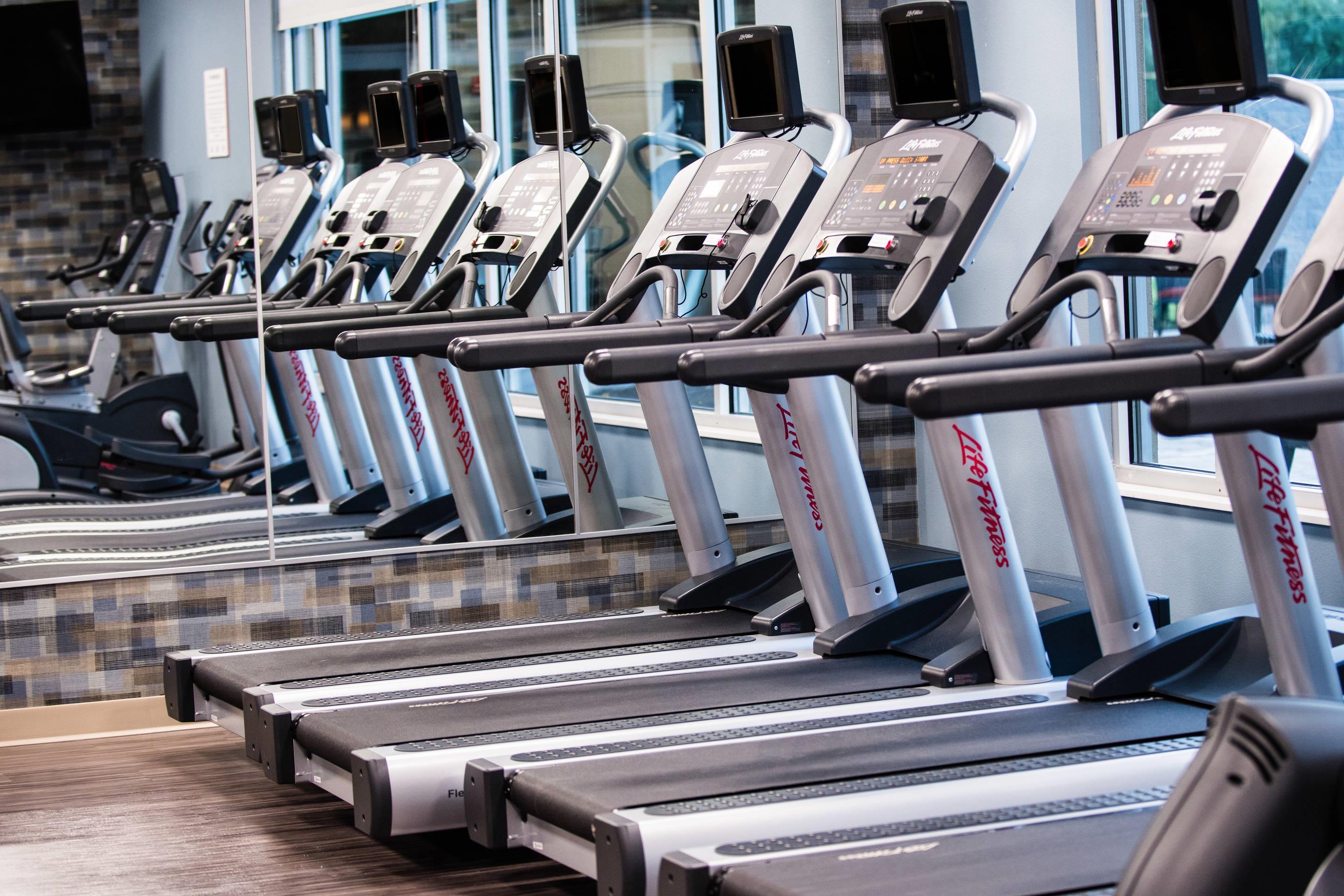 Exercise room with cardio equipment | Cambria Hotel McAllen Convention Center
