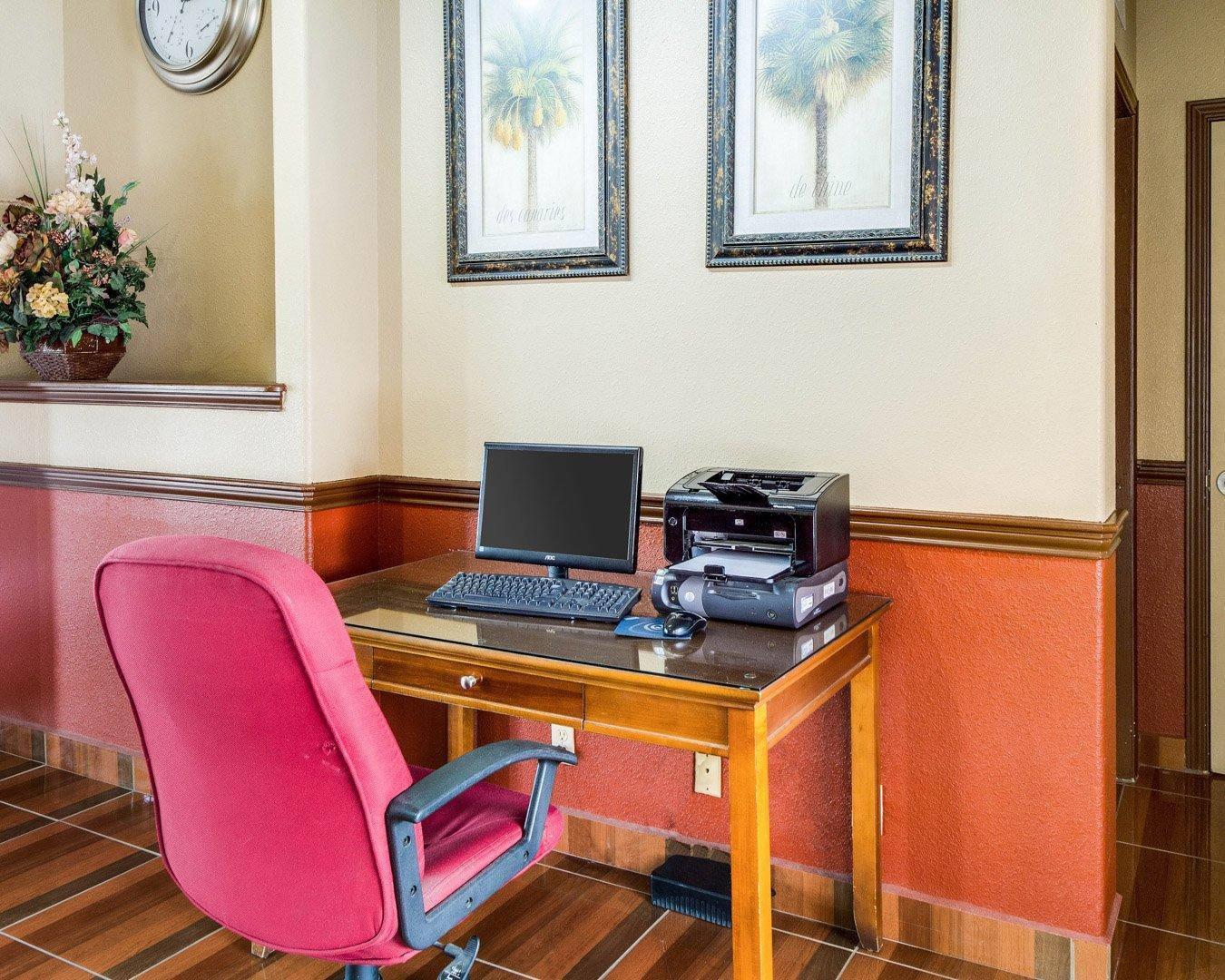 Business center with high-speed Internet access | Econo Lodge Inn & Suites Eagle Pass