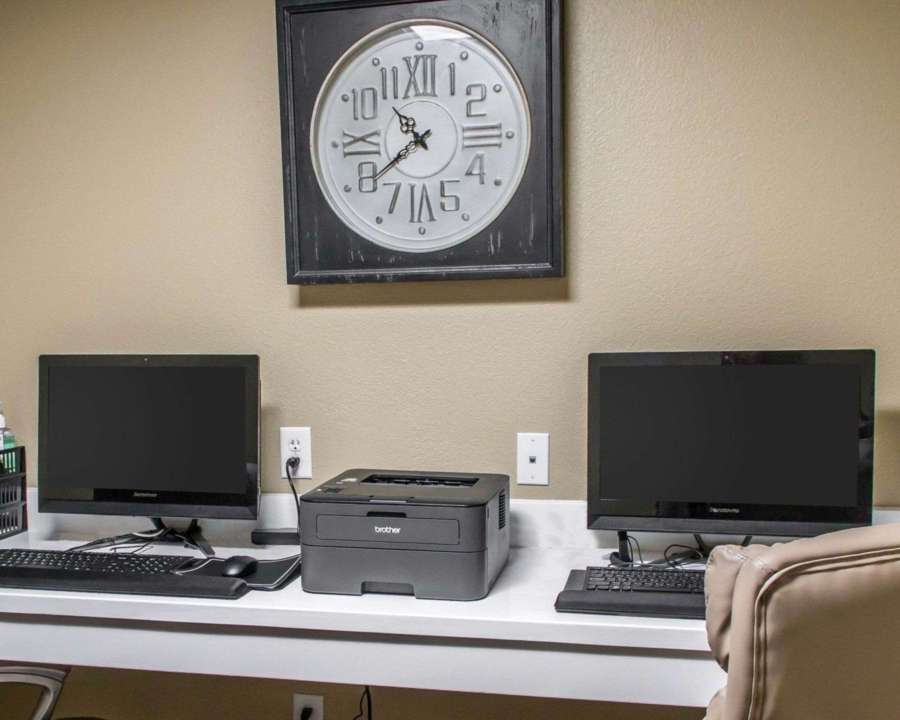 Business center with high-speed Internet access