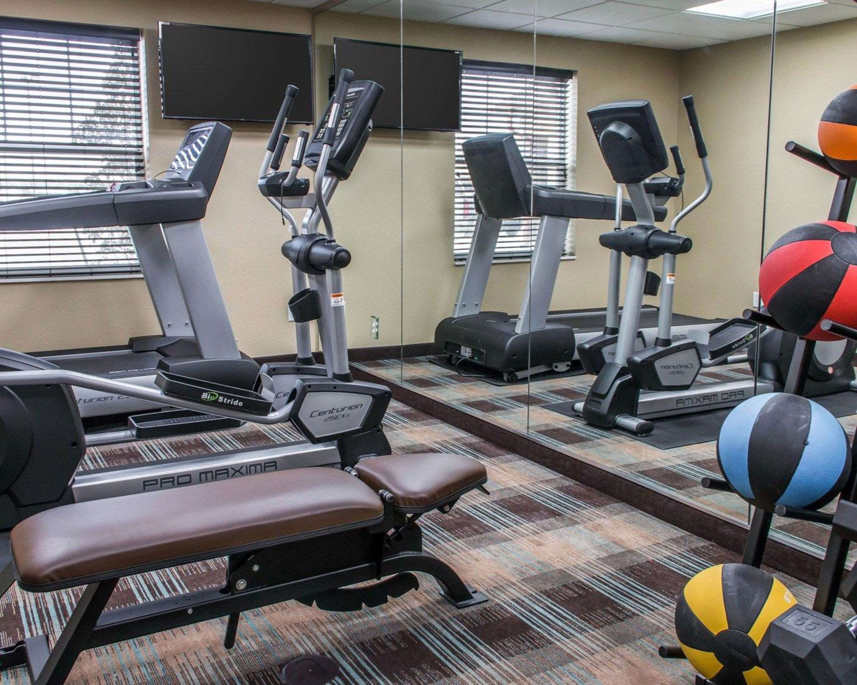 Fitness center with cardio equipment