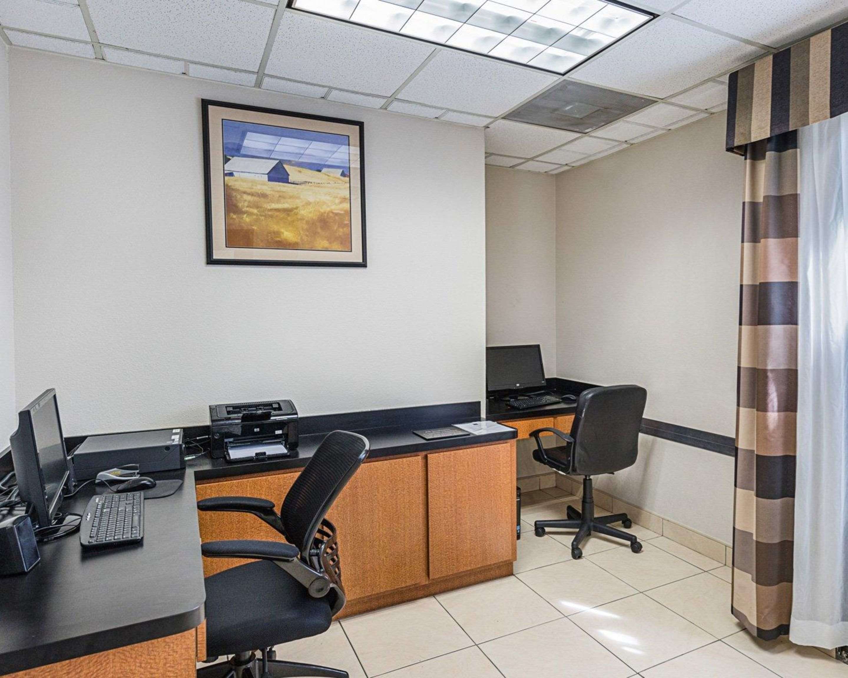 Business center with high-speed Internet access