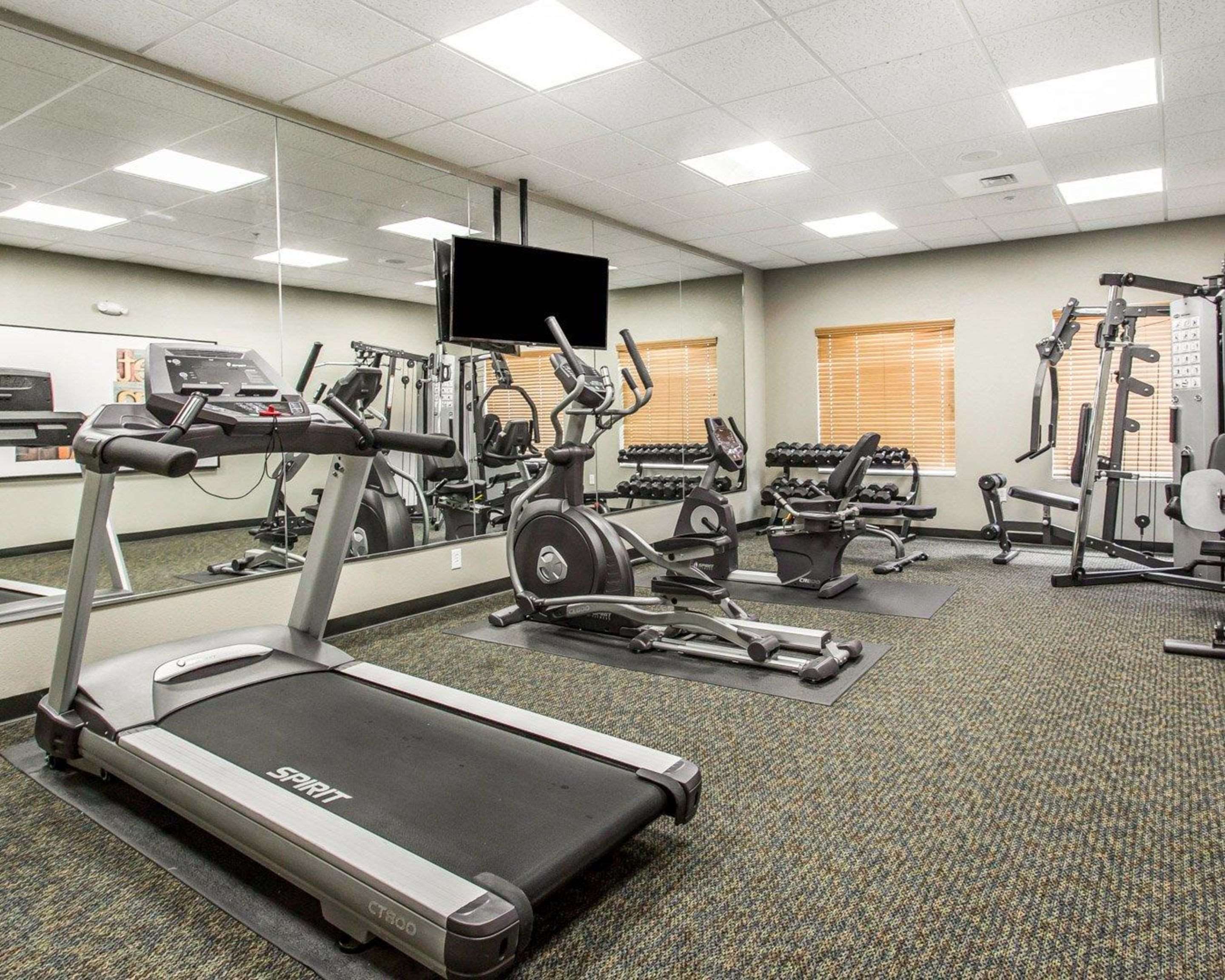 Fitness center with cardio equipment