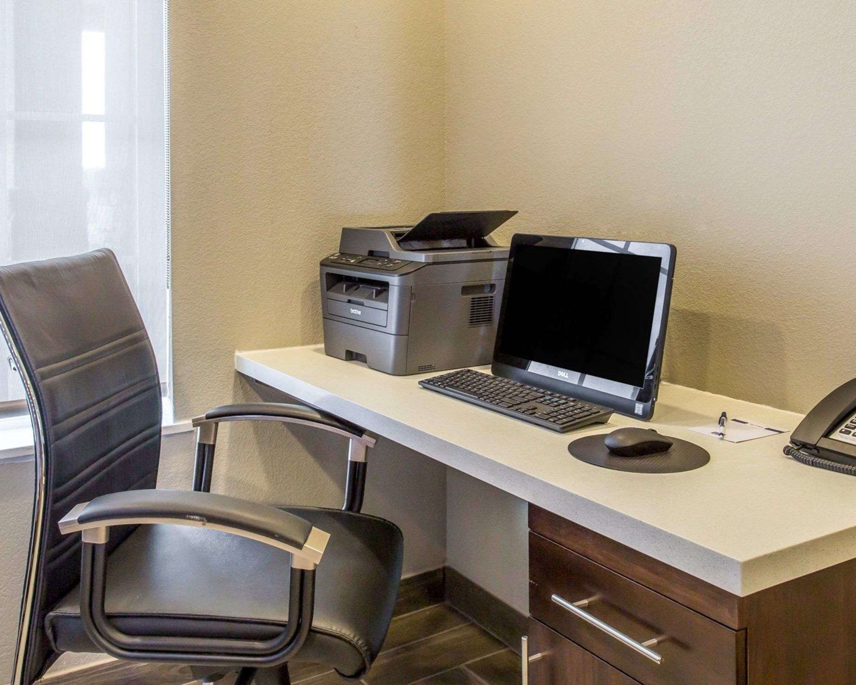 Business center with high-speed Internet access