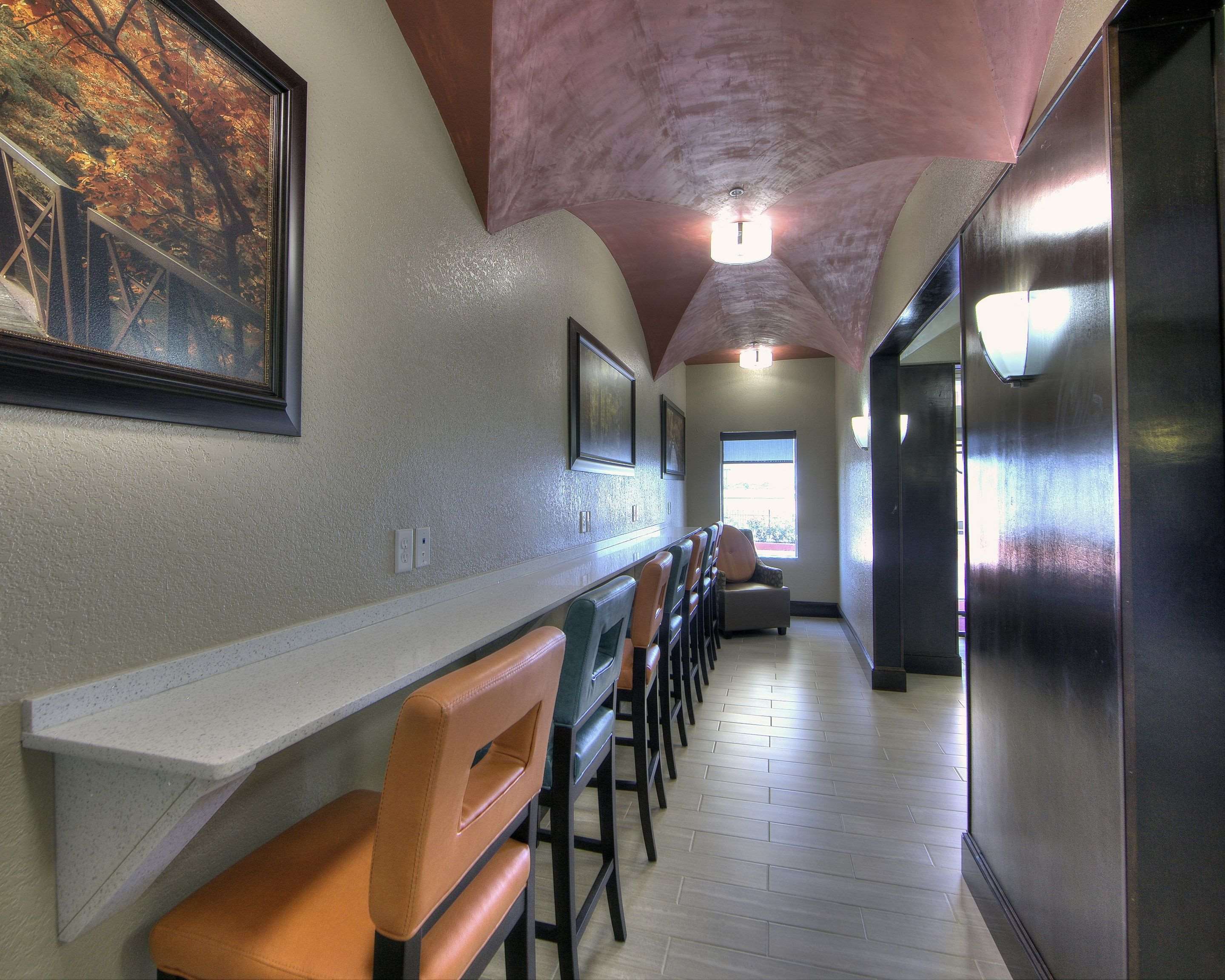 Internet lounge area