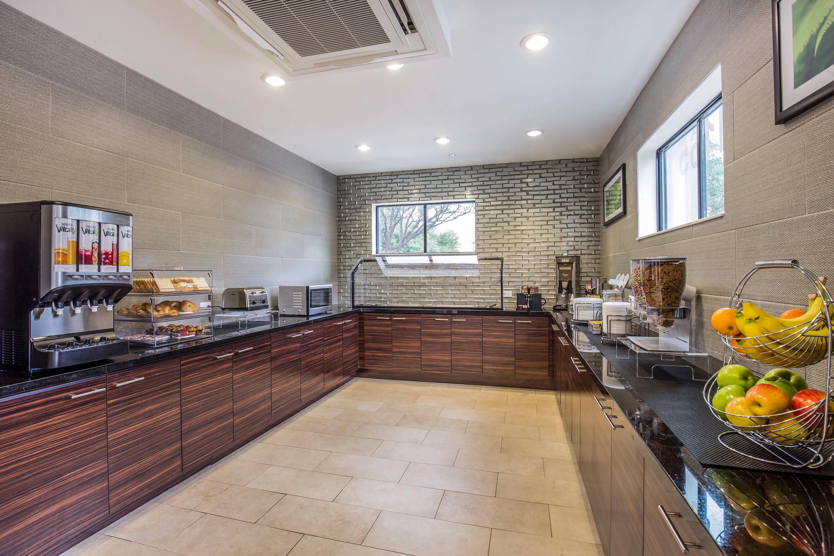 Spacious breakfast area