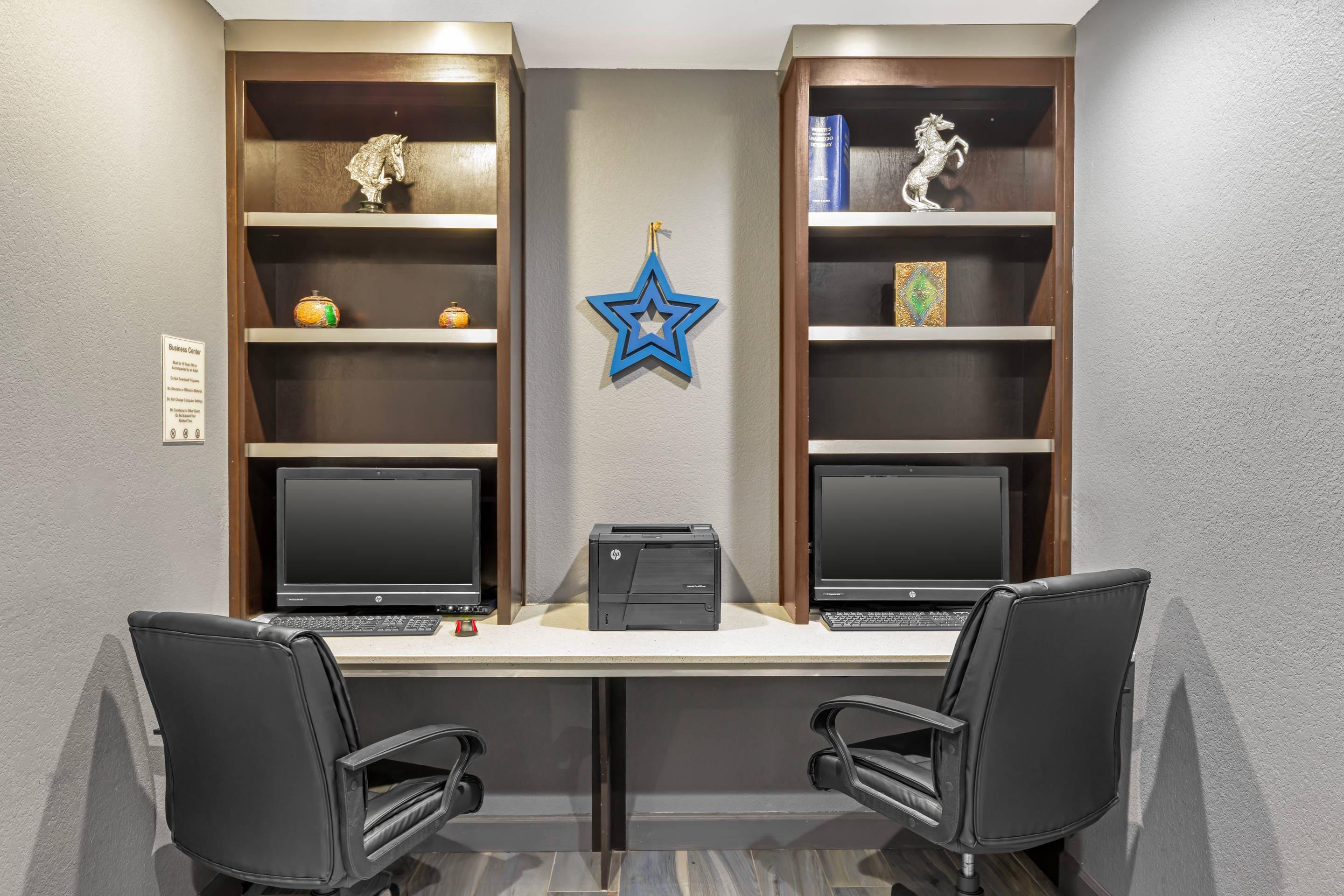 Business center | Quality Inn & Suites Plano