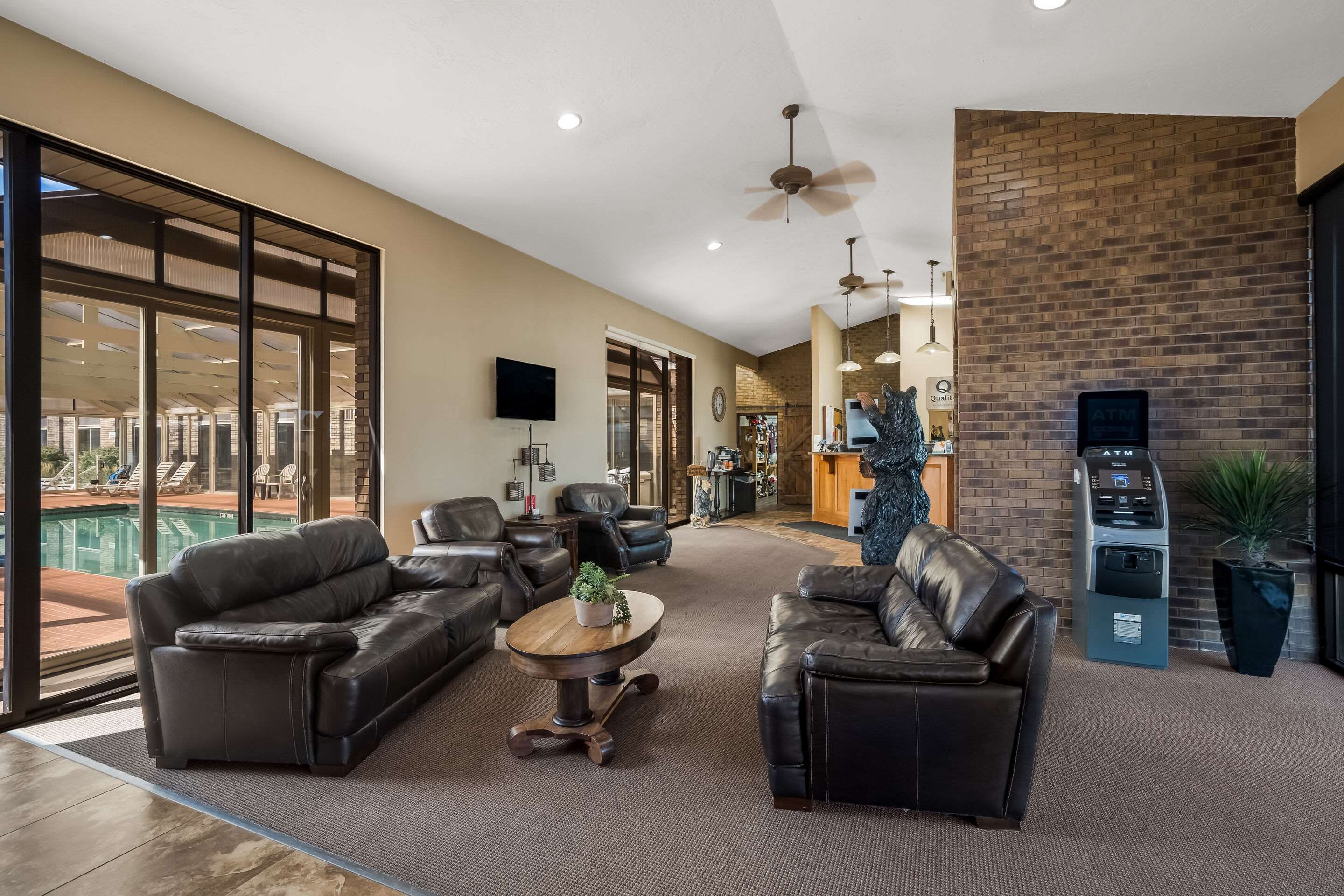 Spacious lobby with sitting area | Quality Inn Richfield I-70