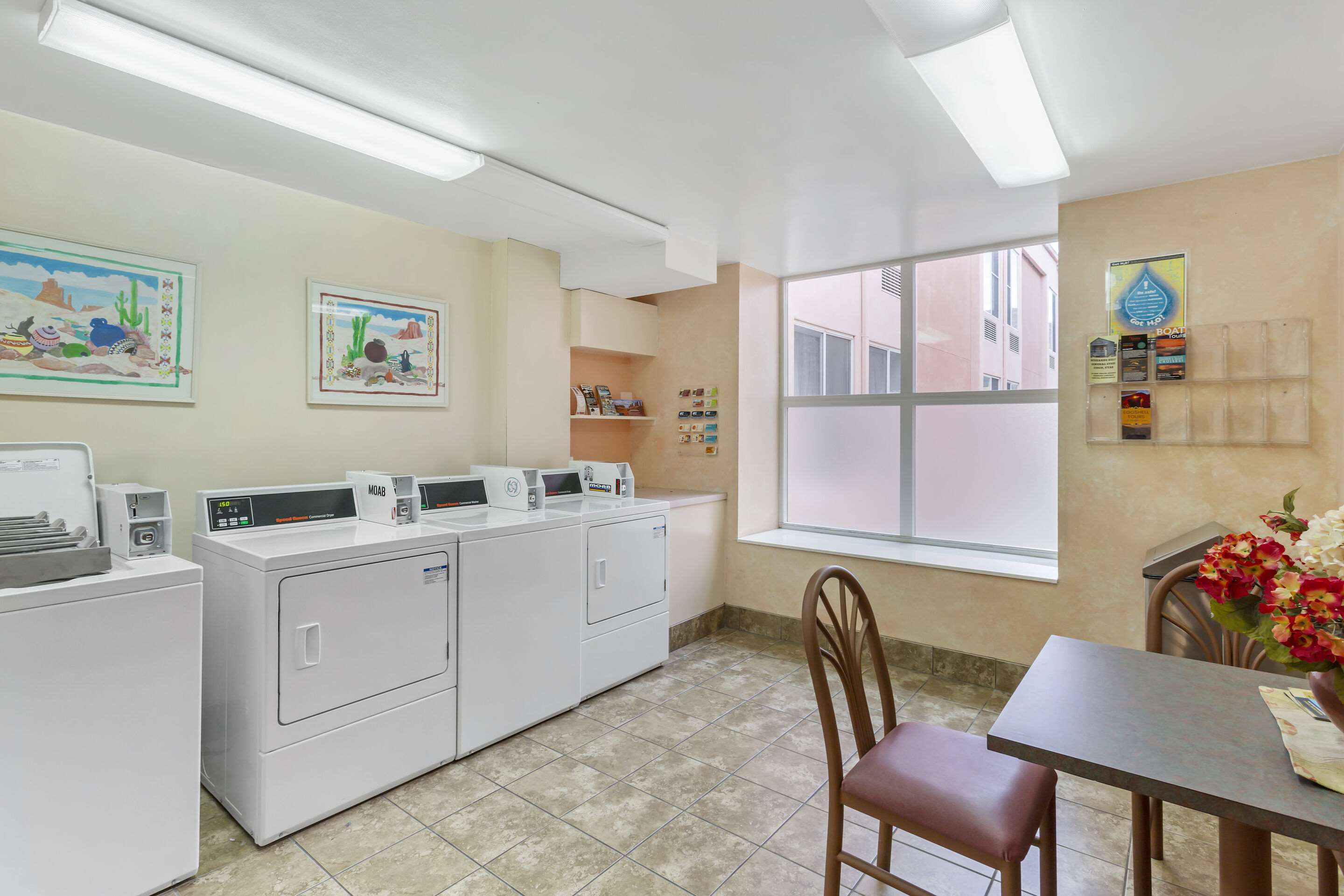 Guest laundry facilities