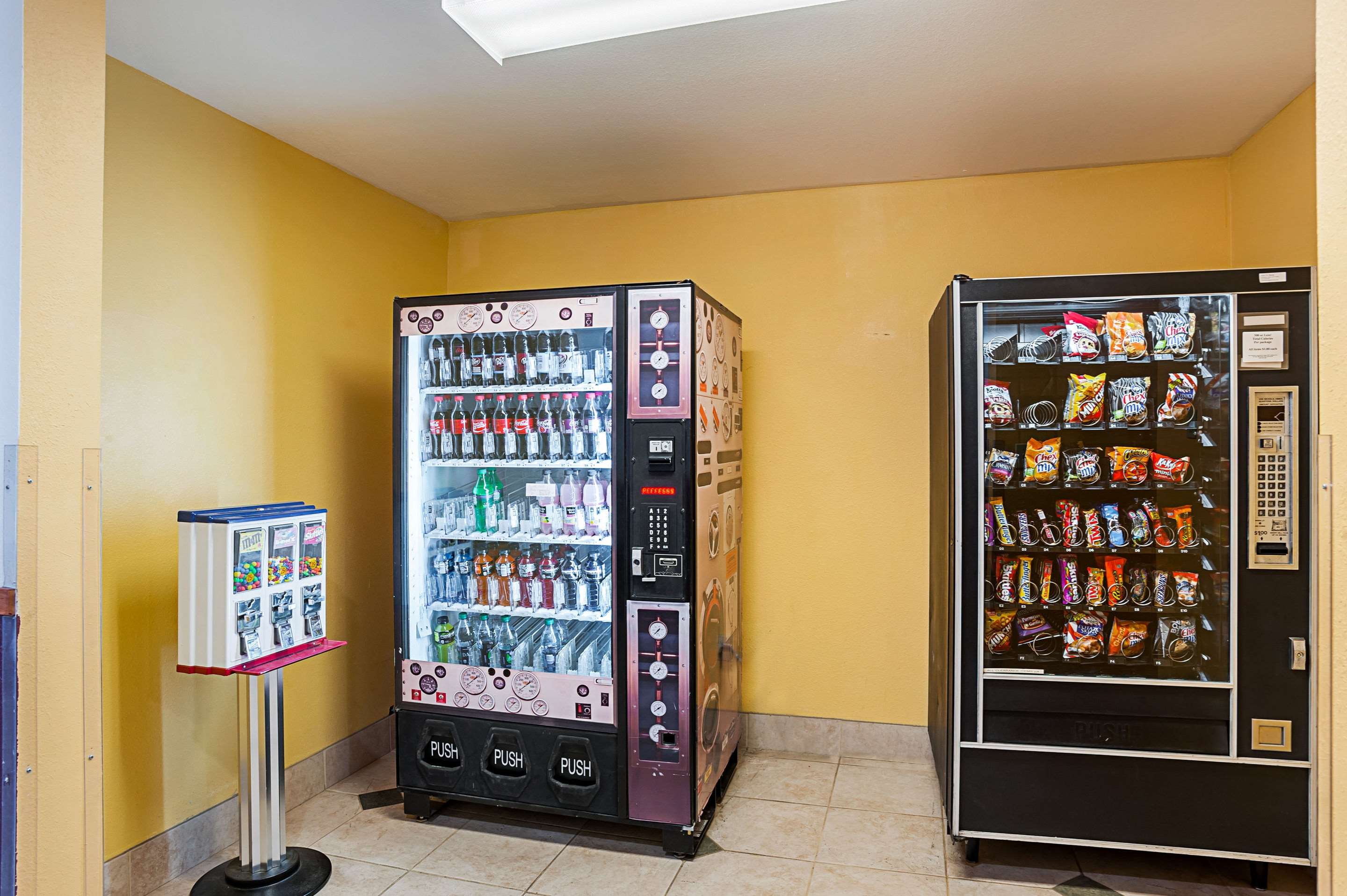Hotel vending area