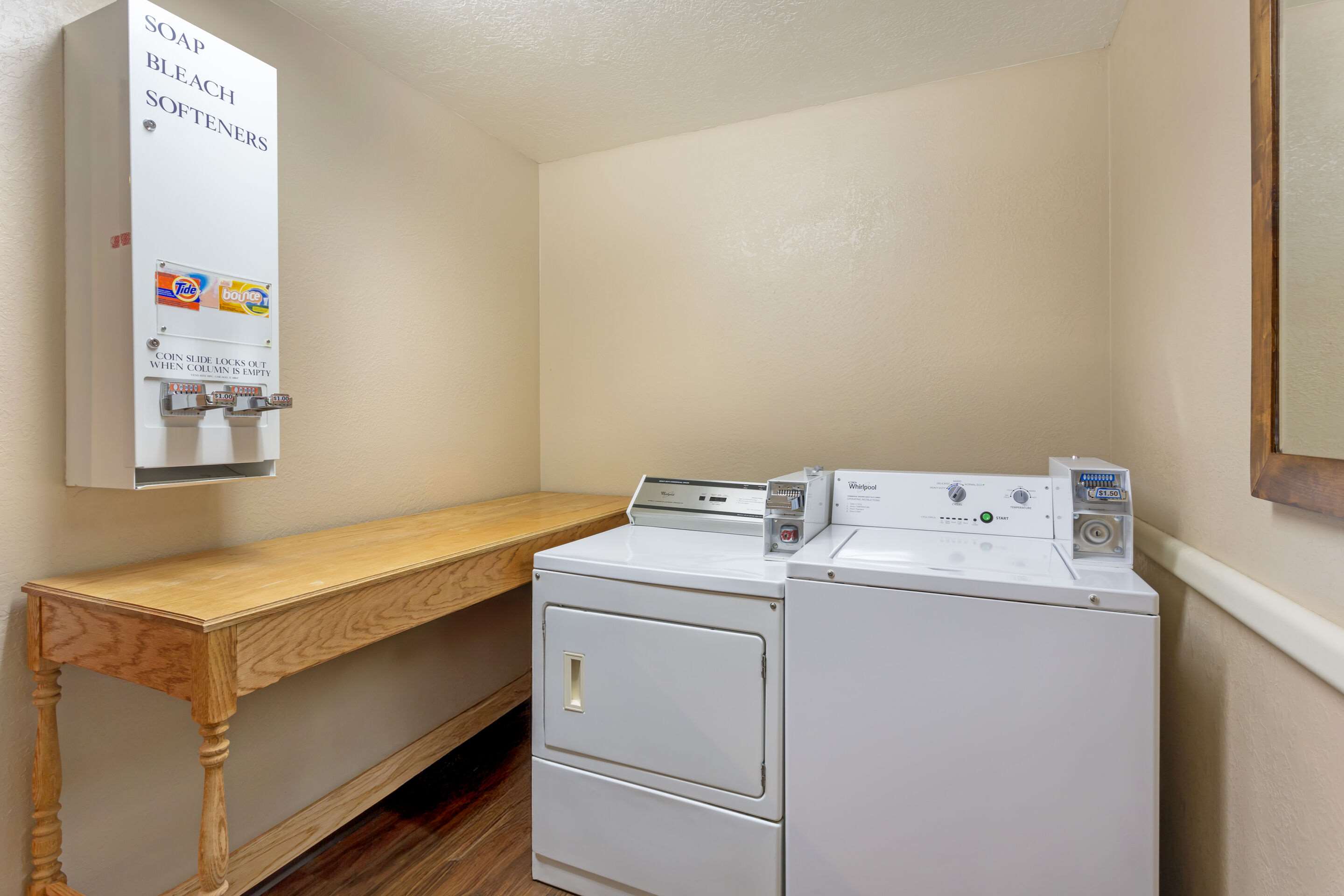 Guest laundry facilities