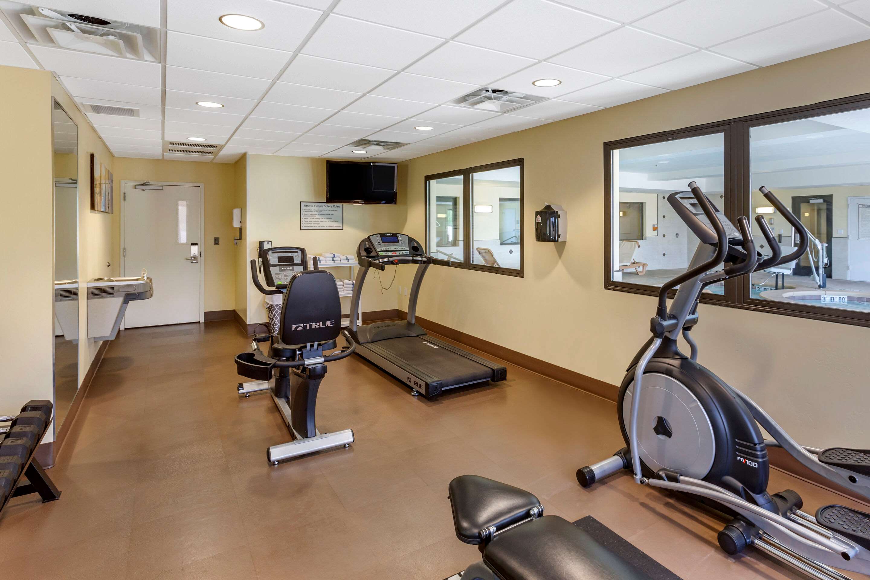 Fitness center with television | Comfort Inn & Suites Tooele - Salt Lake City