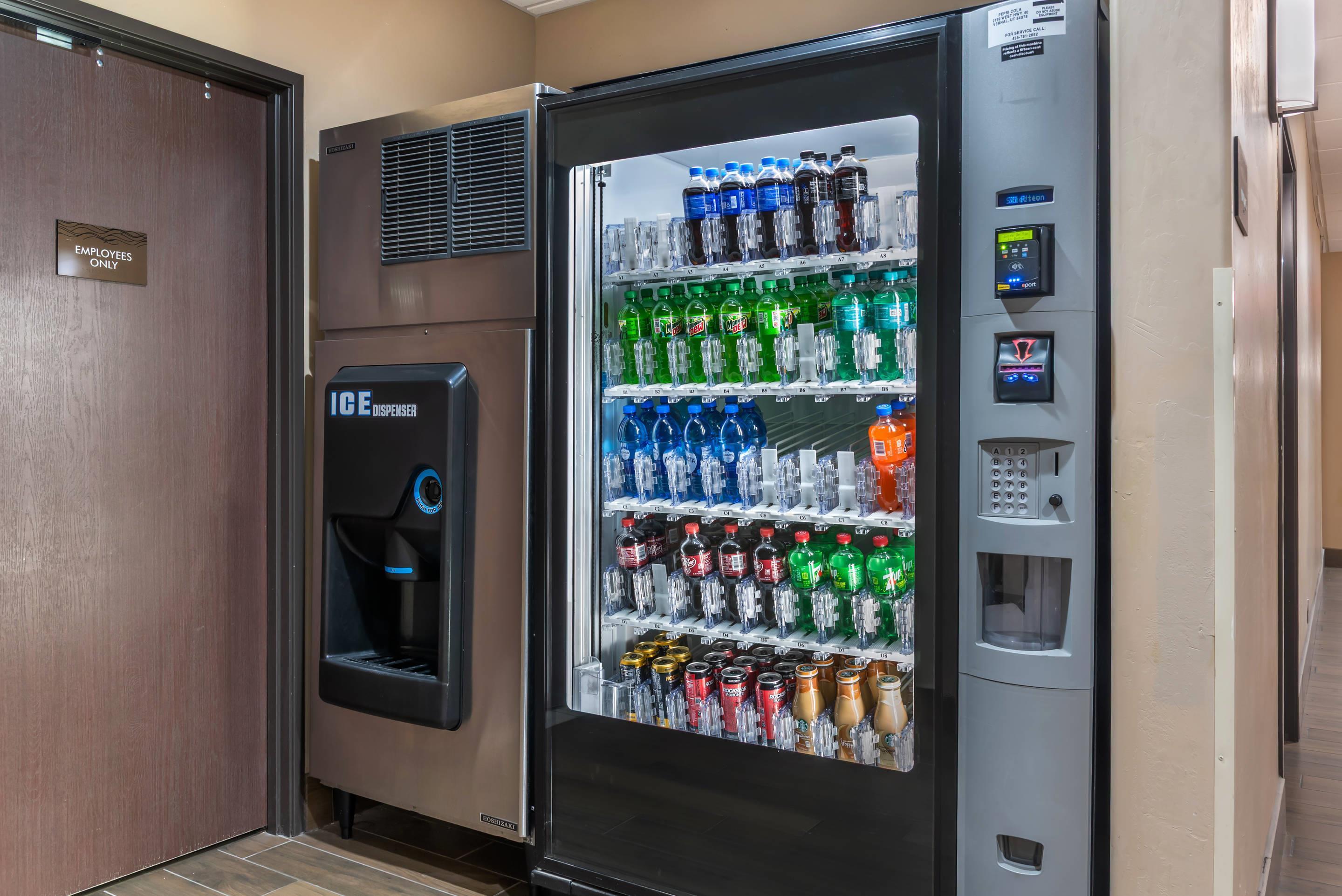 Hotel vending area