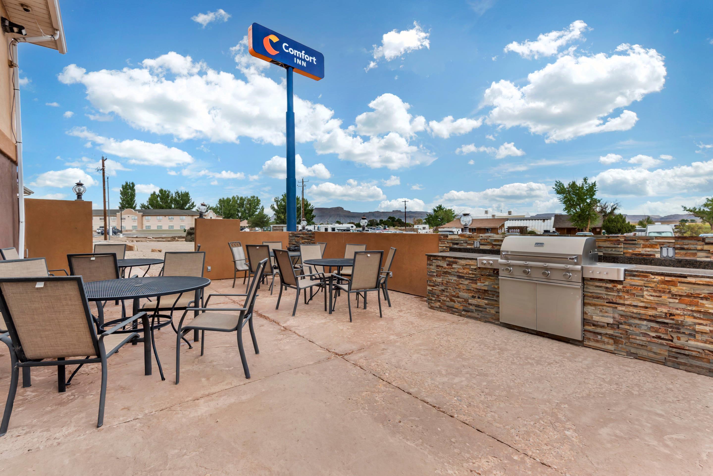 Hotel patio