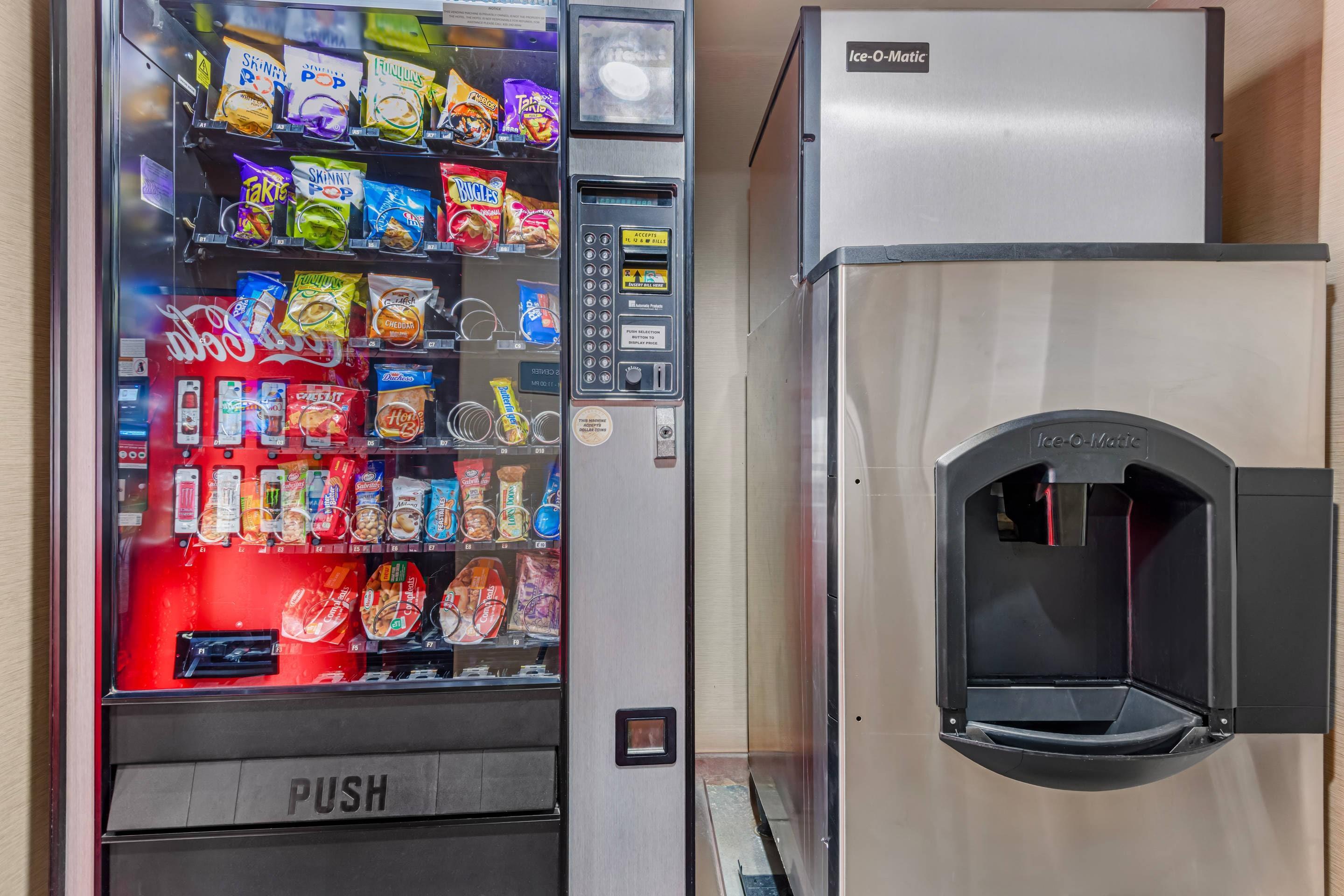 Hotel vending area