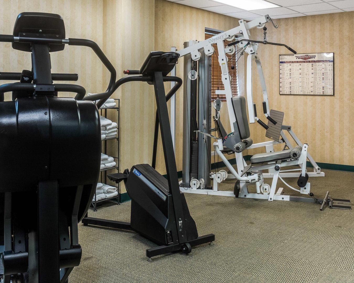 Exercise room | Quality Suites Lake Wright - Norfolk Airport