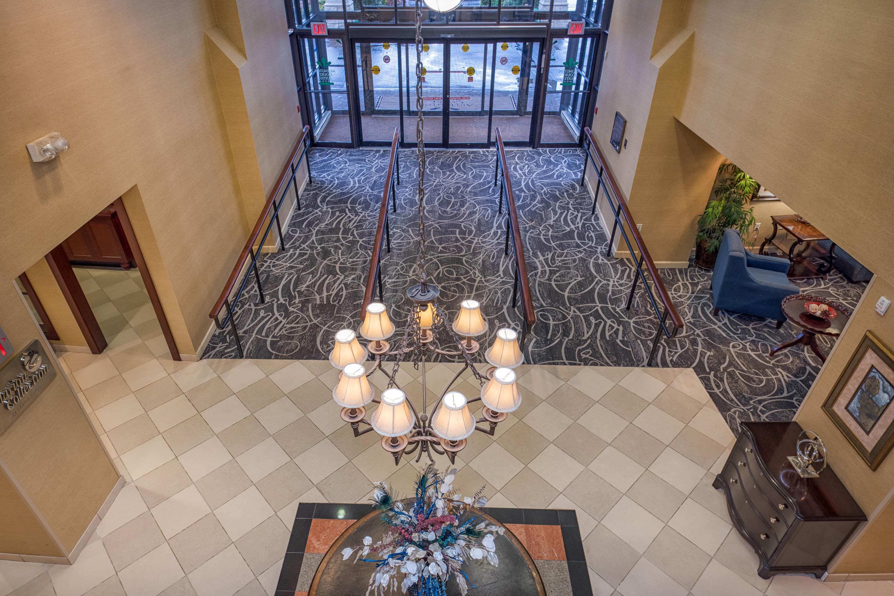 Hotel lobby | Arlington Court Suites, a Clarion Collection Hotel